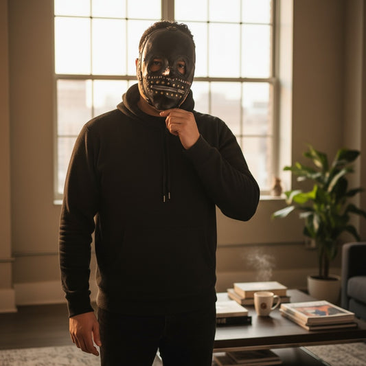 Máscara de Pinocho Oscura | Máscara Decorativa de Terror en Resina