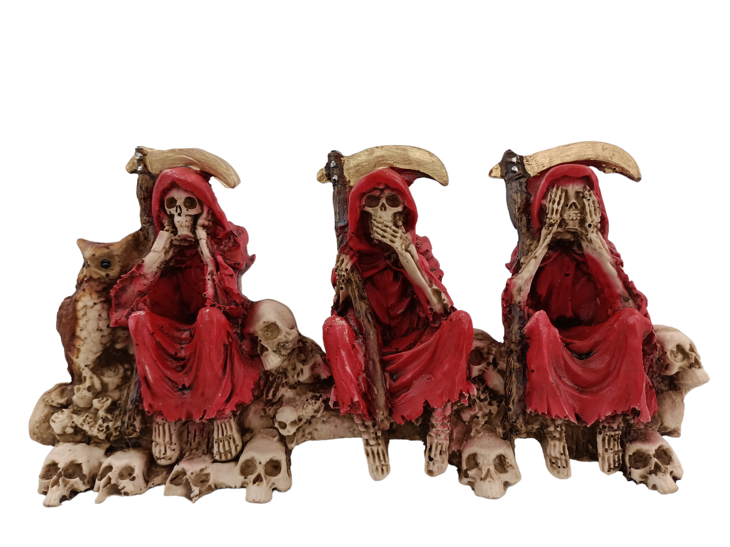 Niña Blanca Santísima Muerte Santa 3 Virtudes Pequeña