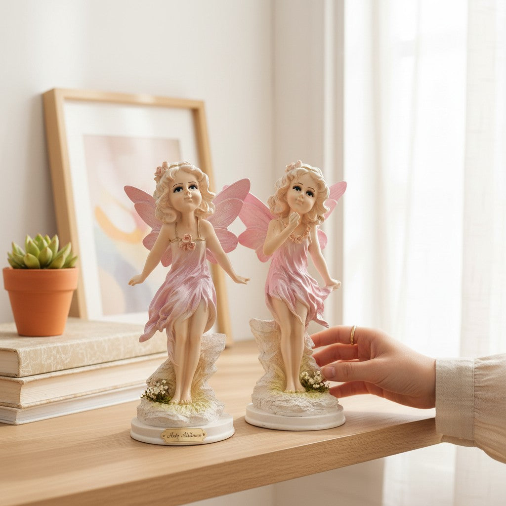 Dúo de Hadas Encantadas Haditas – Magia, Dulzura y Energía Positiva para tu Hogar (26 cm)