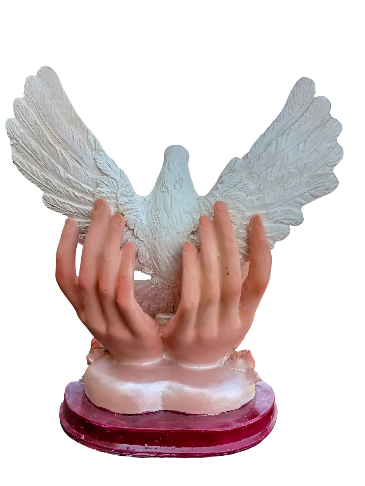 Escultura Mano Poderosa de Dios con Paloma – Símbolo de Bendición y Paz Espiritual