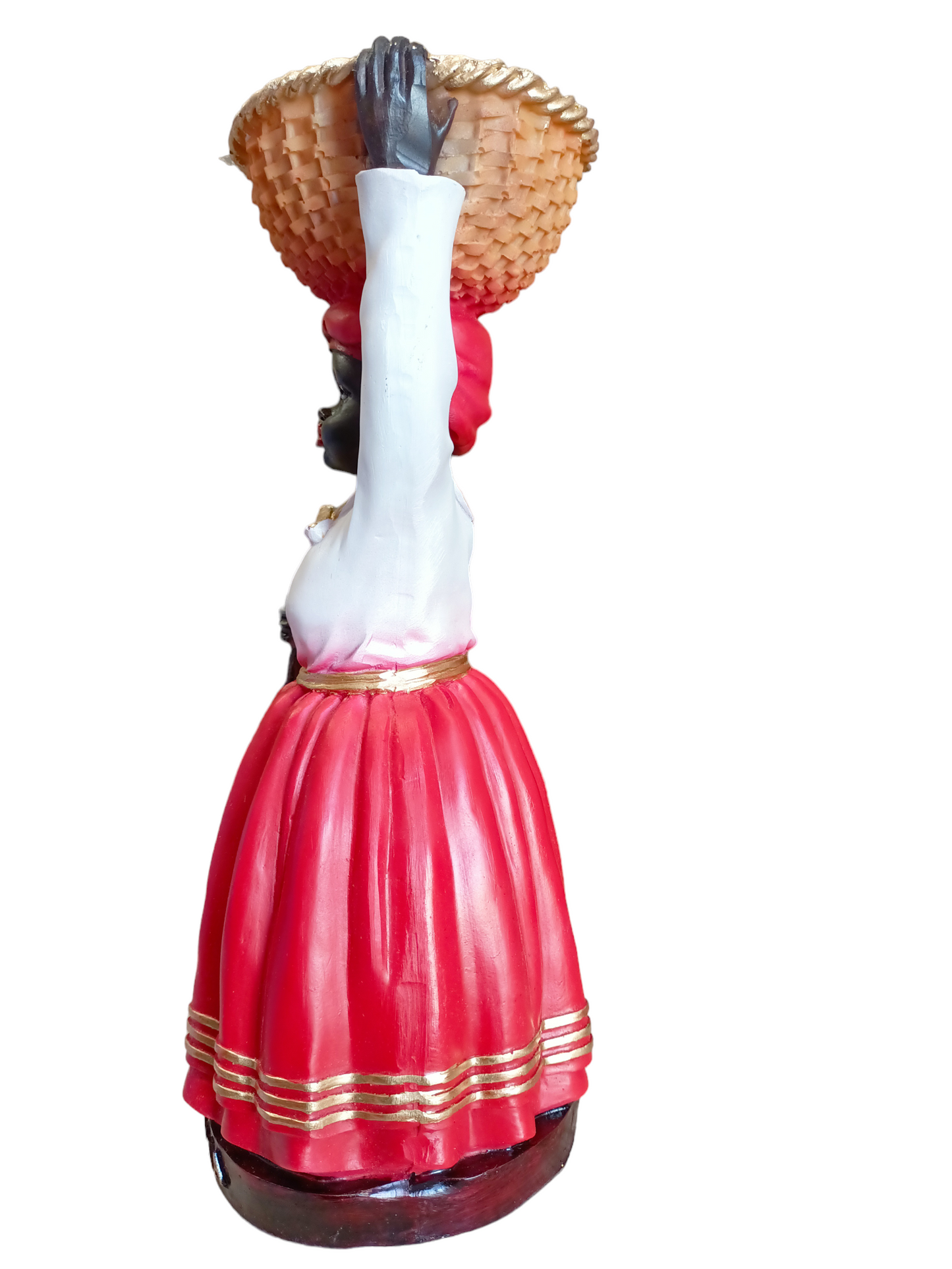 Madama: Prosperidad y Buena Suerte 30 cm resina Religión Yoruba