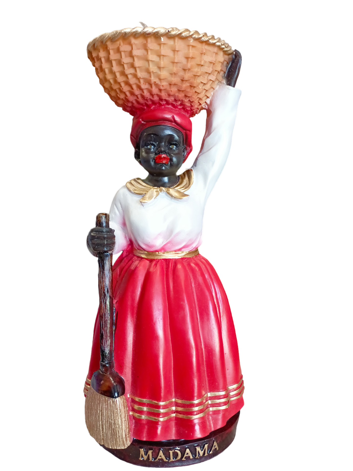 Madama: Prosperidad y Buena Suerte 30 cm resina Religión Yoruba
