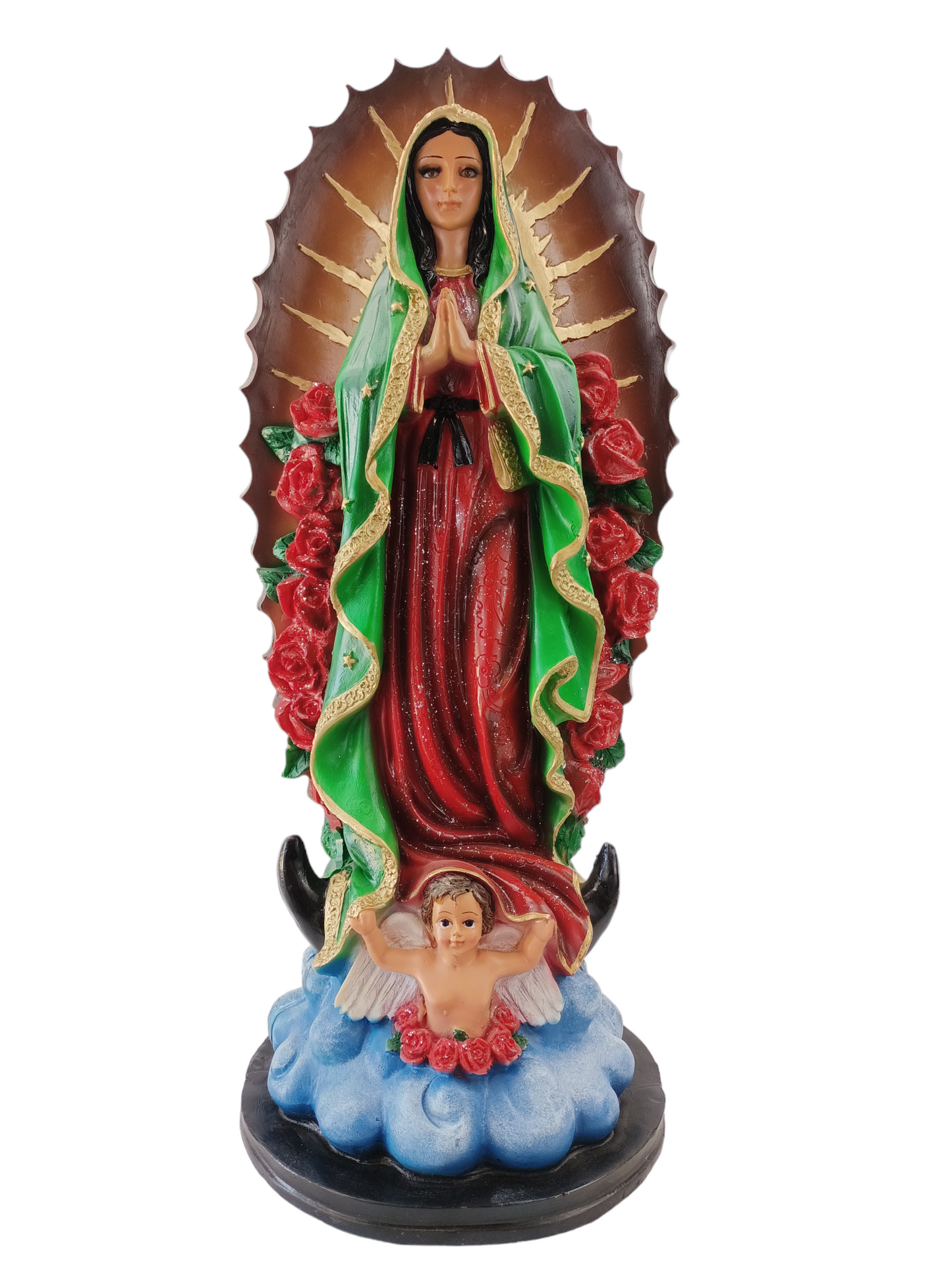 Virgen de Guadalupe 50 cm – Fe, Protección y Belleza en Cada Detalle