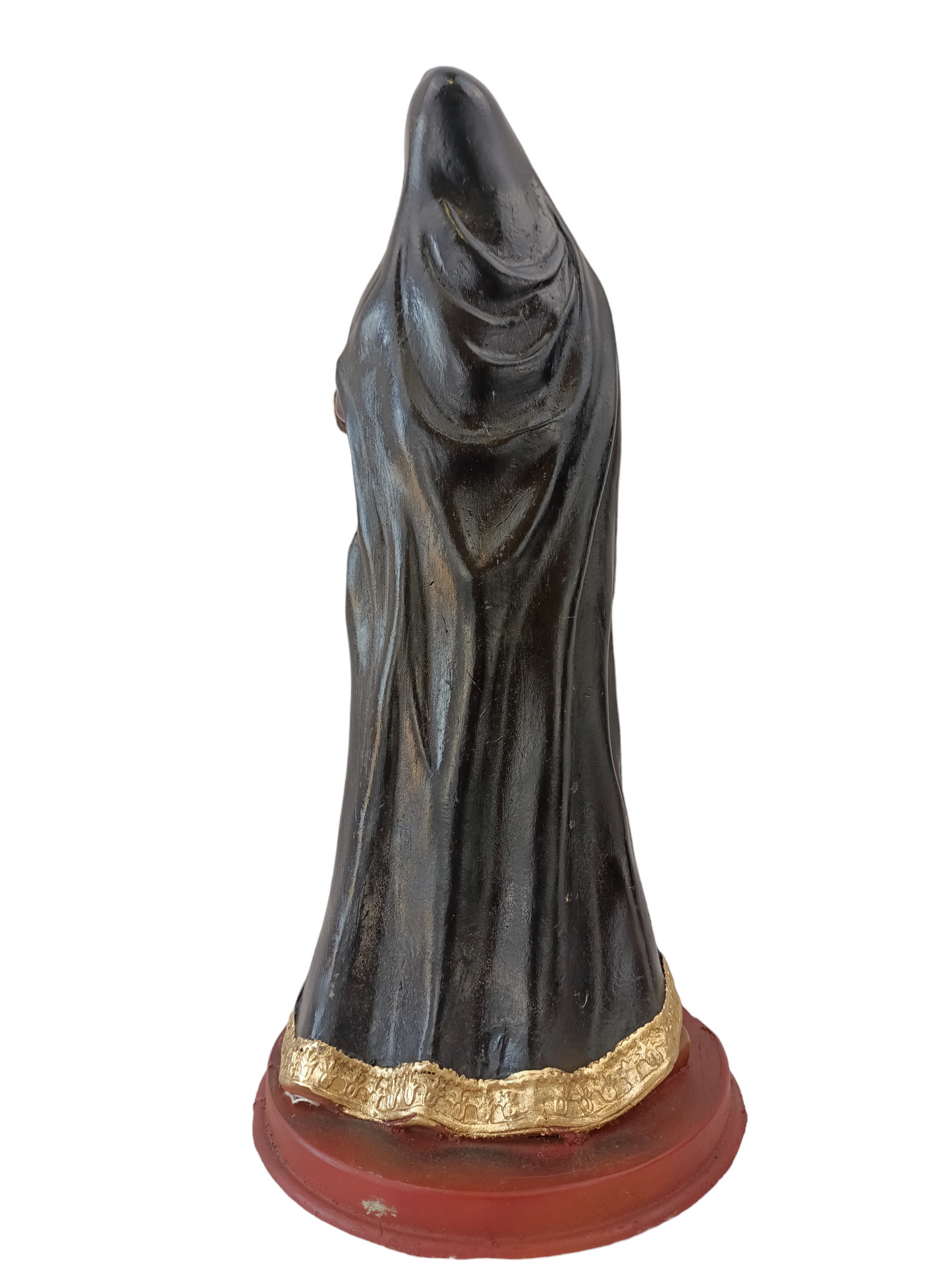Virgen Dolorosa 30 cm – Figura Religiosa de Fe y Devoción en Resina