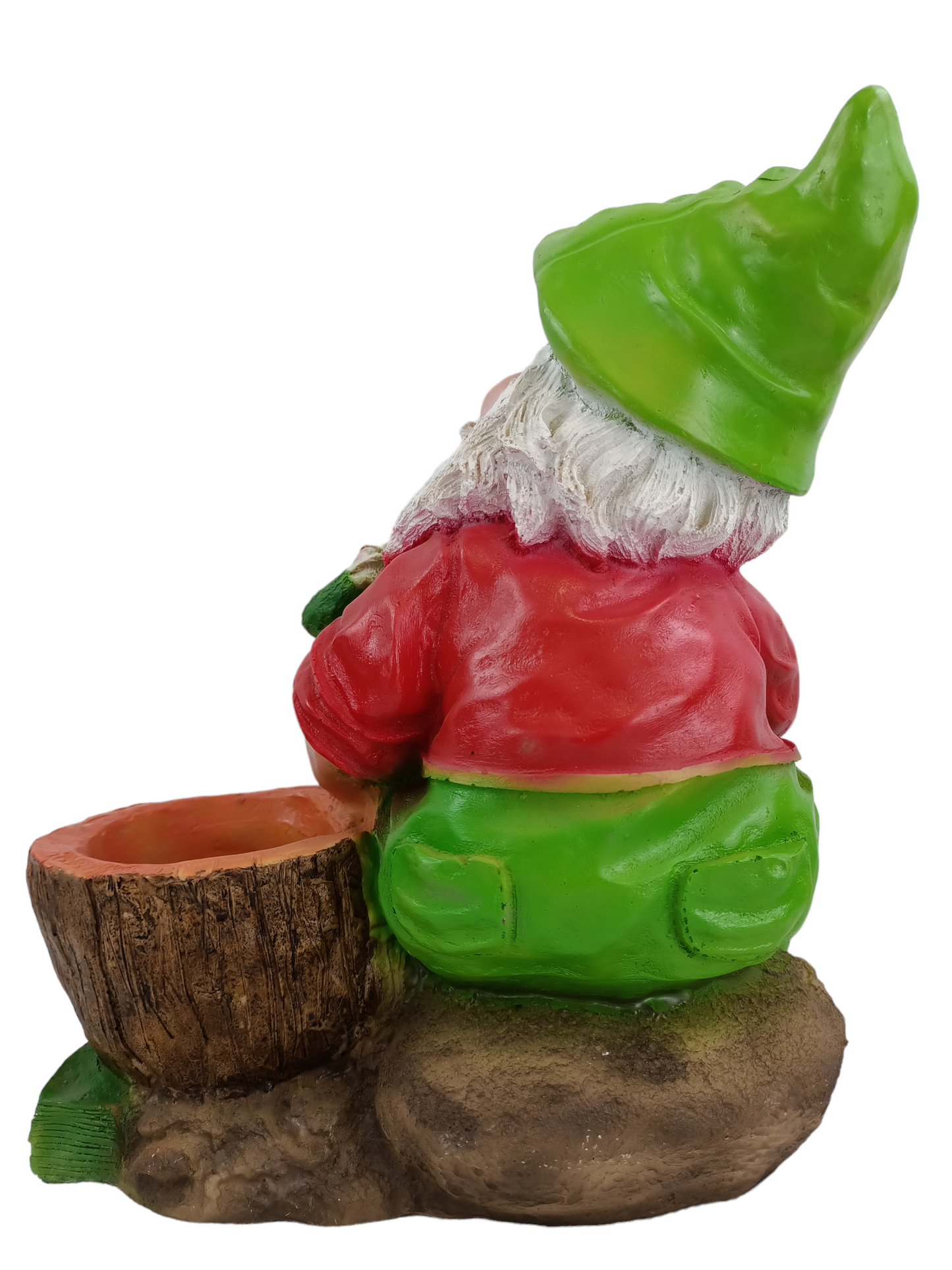 Duende de la Fortuna con Rana – Maceta Decorativa 35 cm