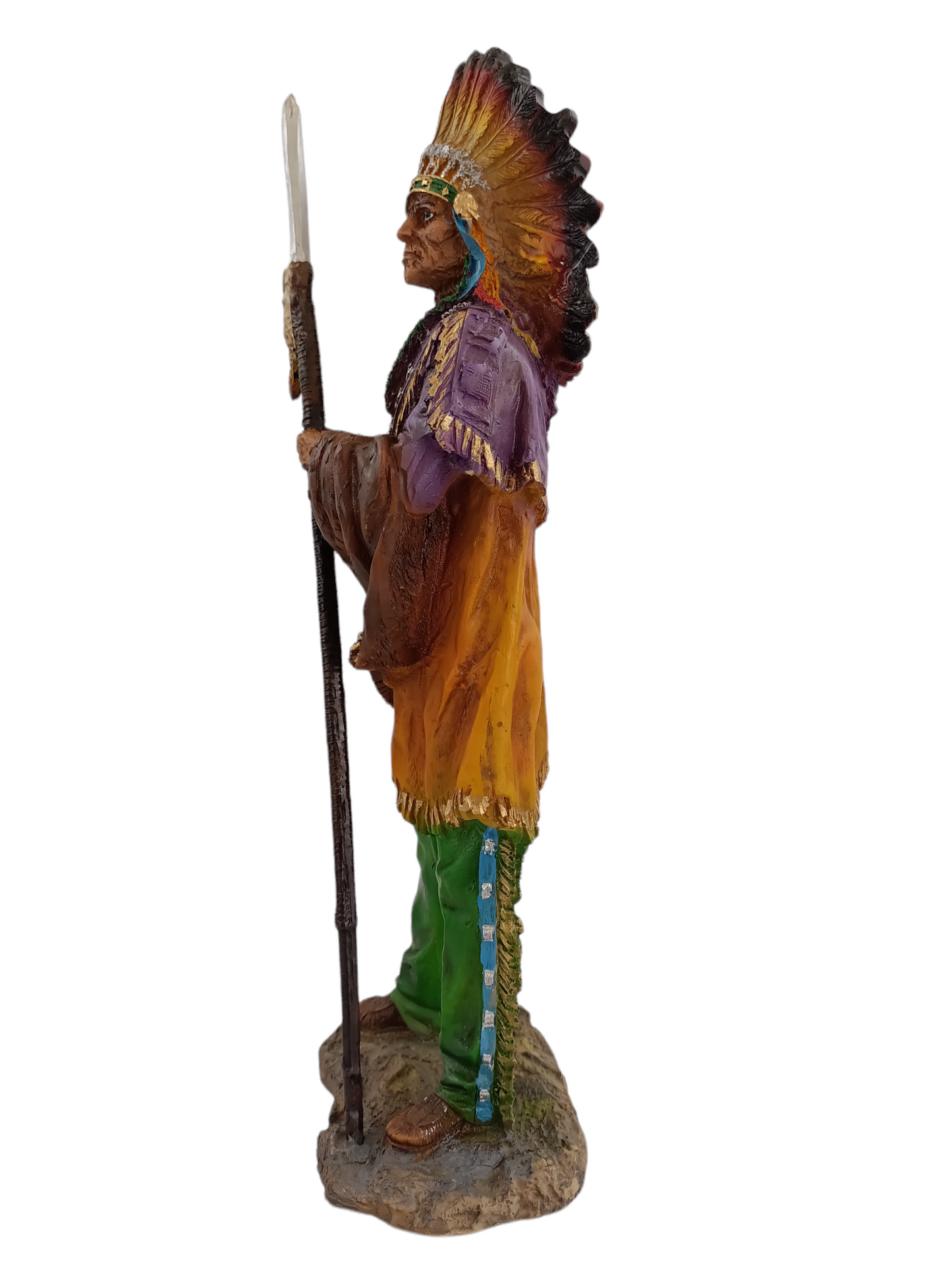 indio nativo americano decorativo 50 cm guerrero geronimo