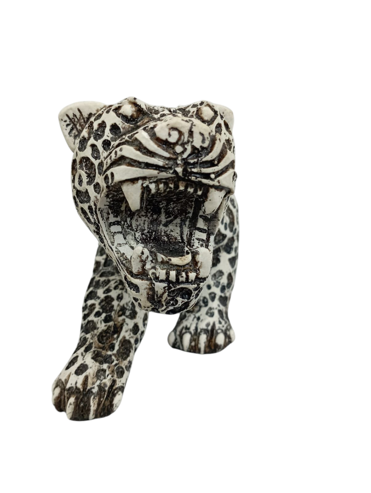Jaguar Decorativo Artesanal en Resina – Elegancia Salvaje para tu Espacio | 16 cm