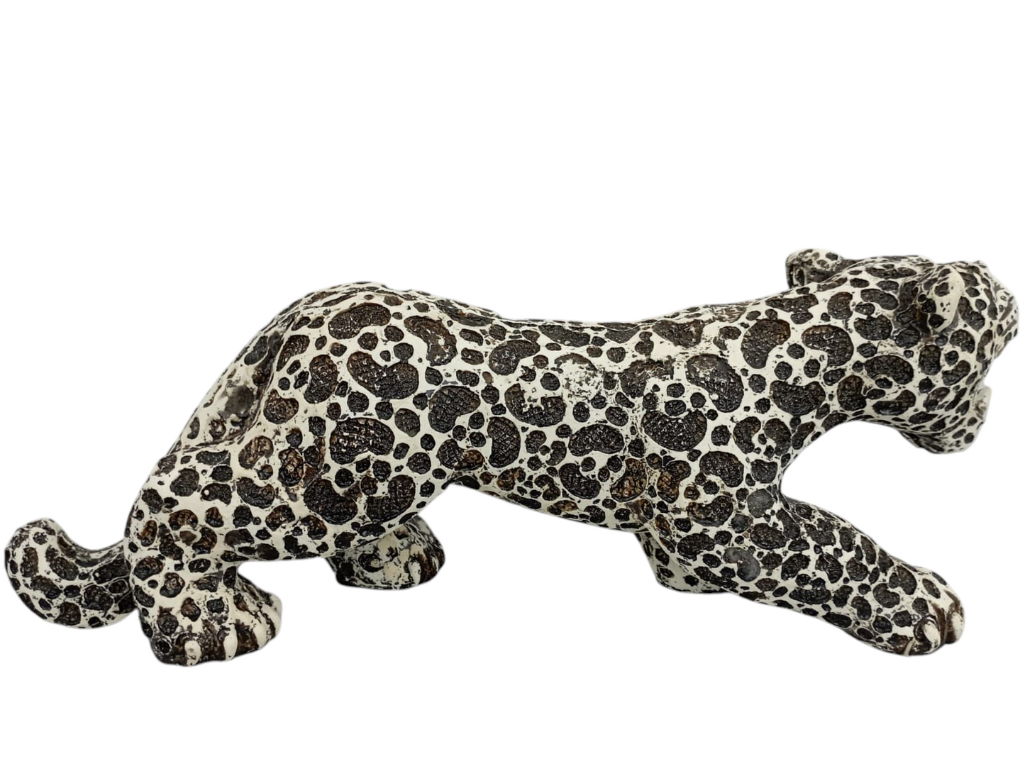 Jaguar Decorativo Artesanal en Resina – Elegancia Salvaje para tu Espacio | 16 cm