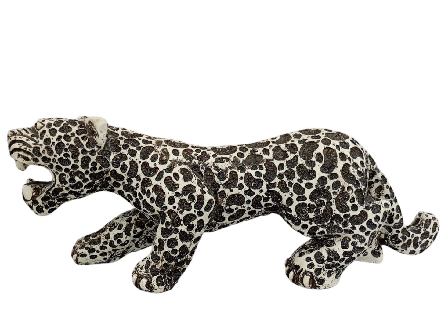 Jaguar Decorativo Artesanal en Resina – Elegancia Salvaje para tu Espacio | 16 cm