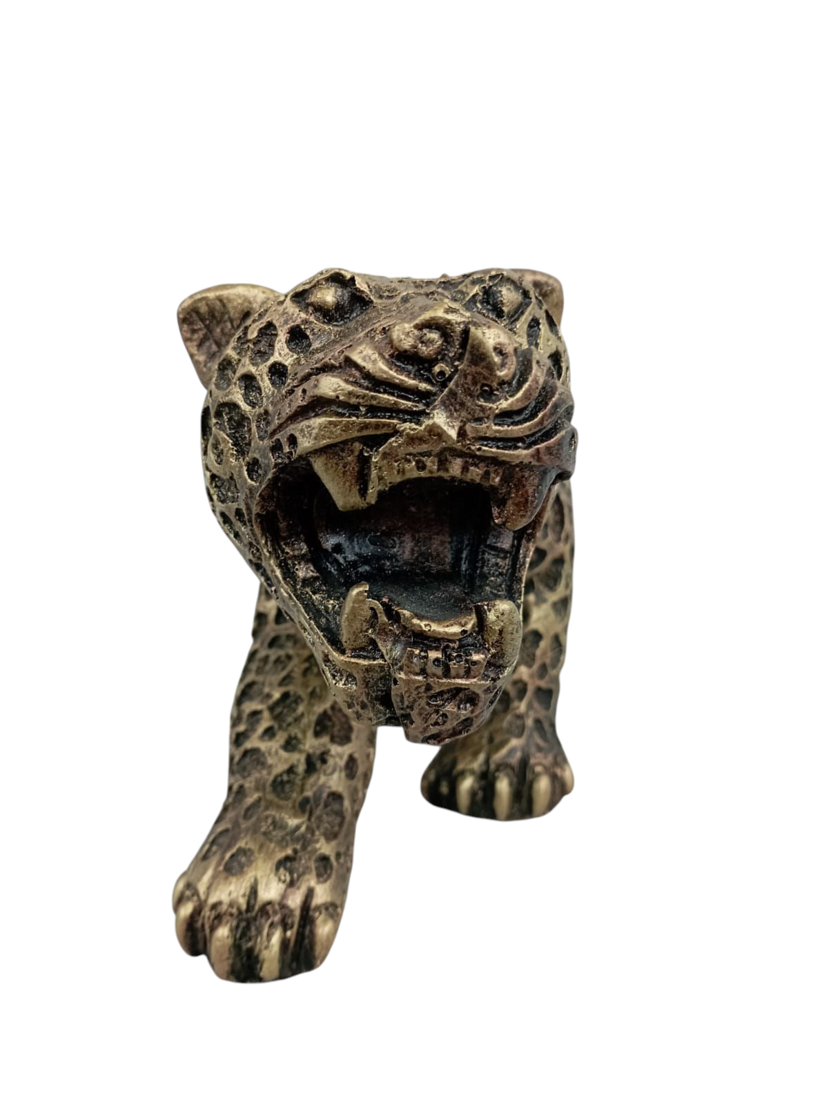 Jaguar Decorativo Artesanal en Resina – Elegancia Salvaje para tu Espacio | 16 cm