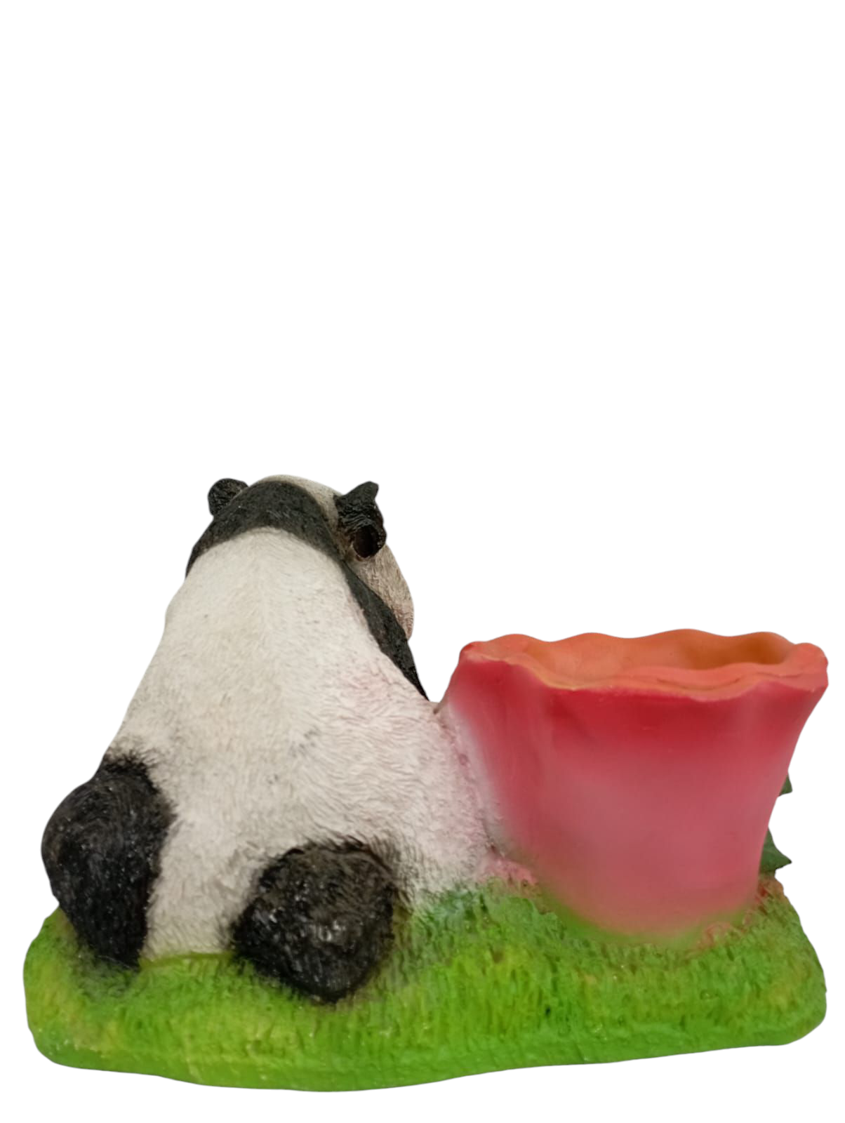 Macetero Decorativo Osito– Figura de Resina para Jardín y Hogar