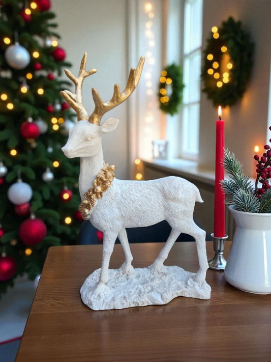 Ciervo decorativo Navideño para Mesa Camino de Mesa Centro Elegante Moderno