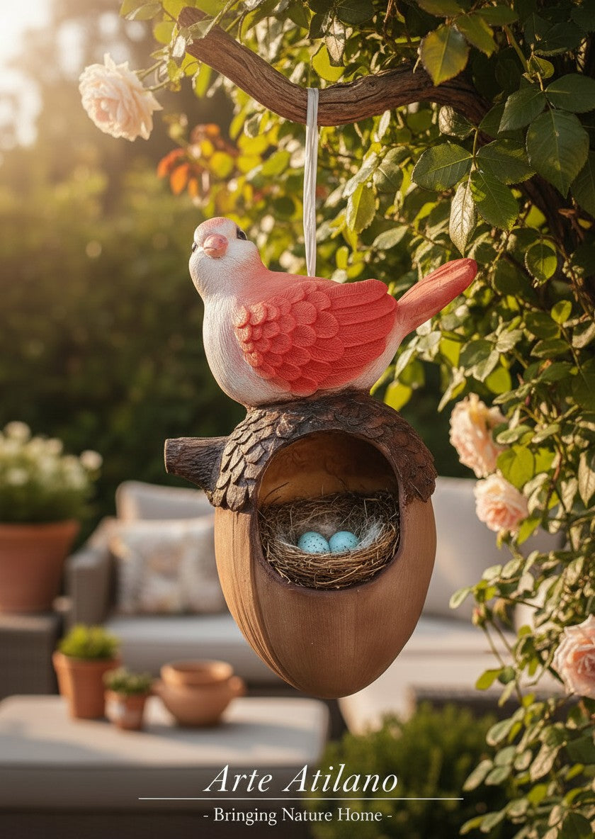 Paloma | Pajarero Colgante Decorativo – Naturaleza y Encanto en las Alturas