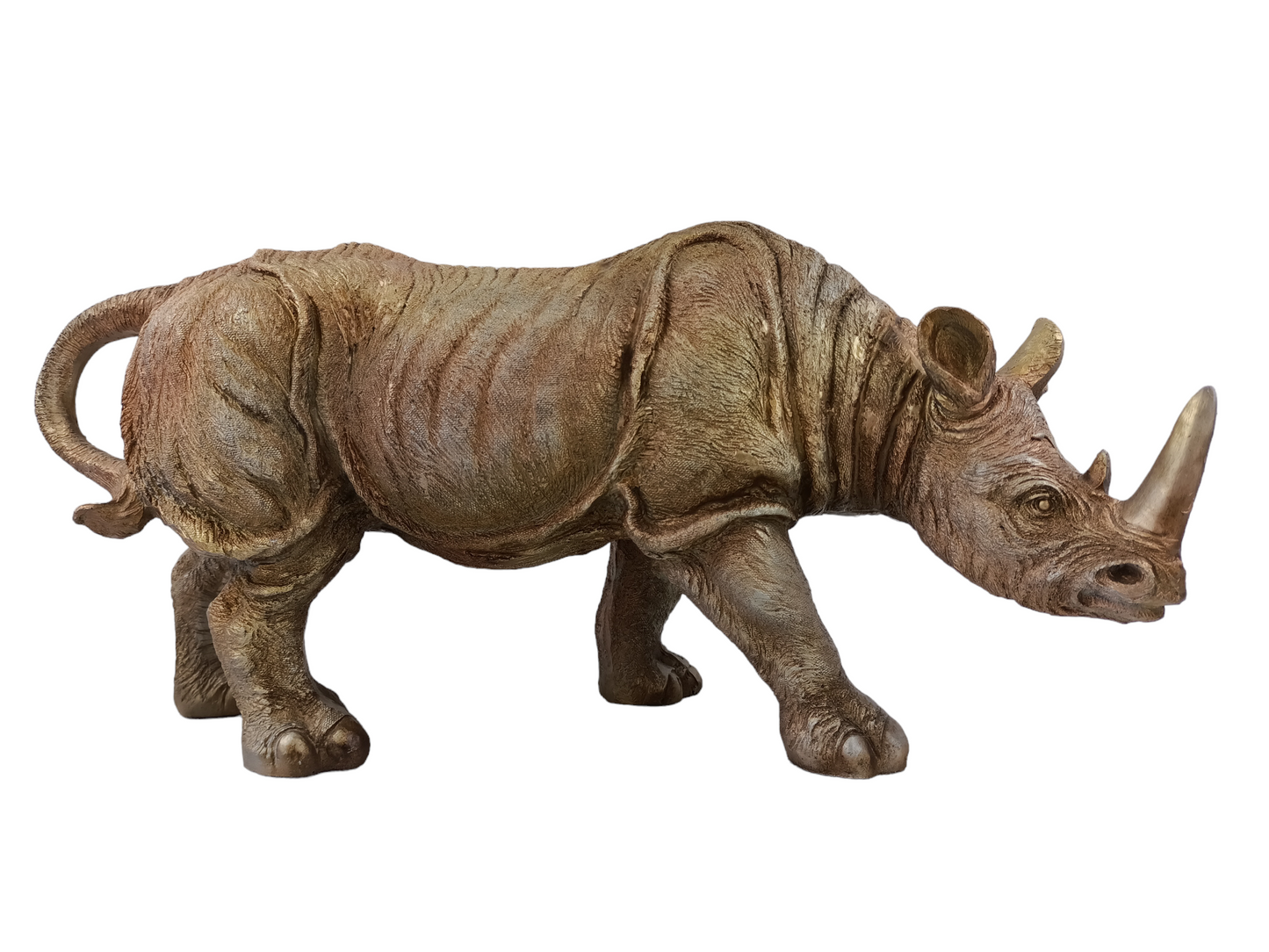 Rinoceronte Decorativo – Símbolo de Fuerza, Protección y Presencia Imponente