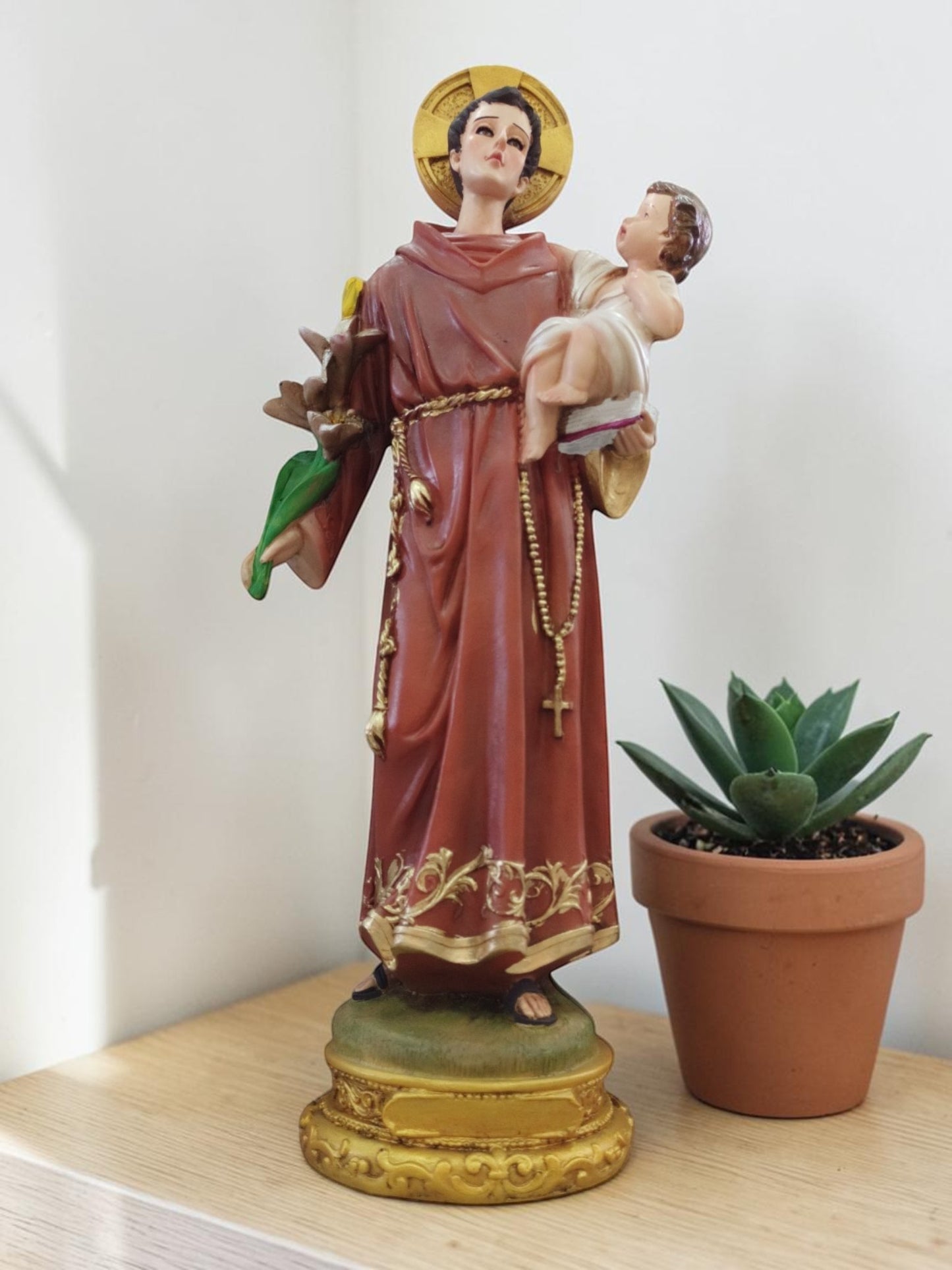 San Antonio de Padua 34 cm | Imagen religiosa.