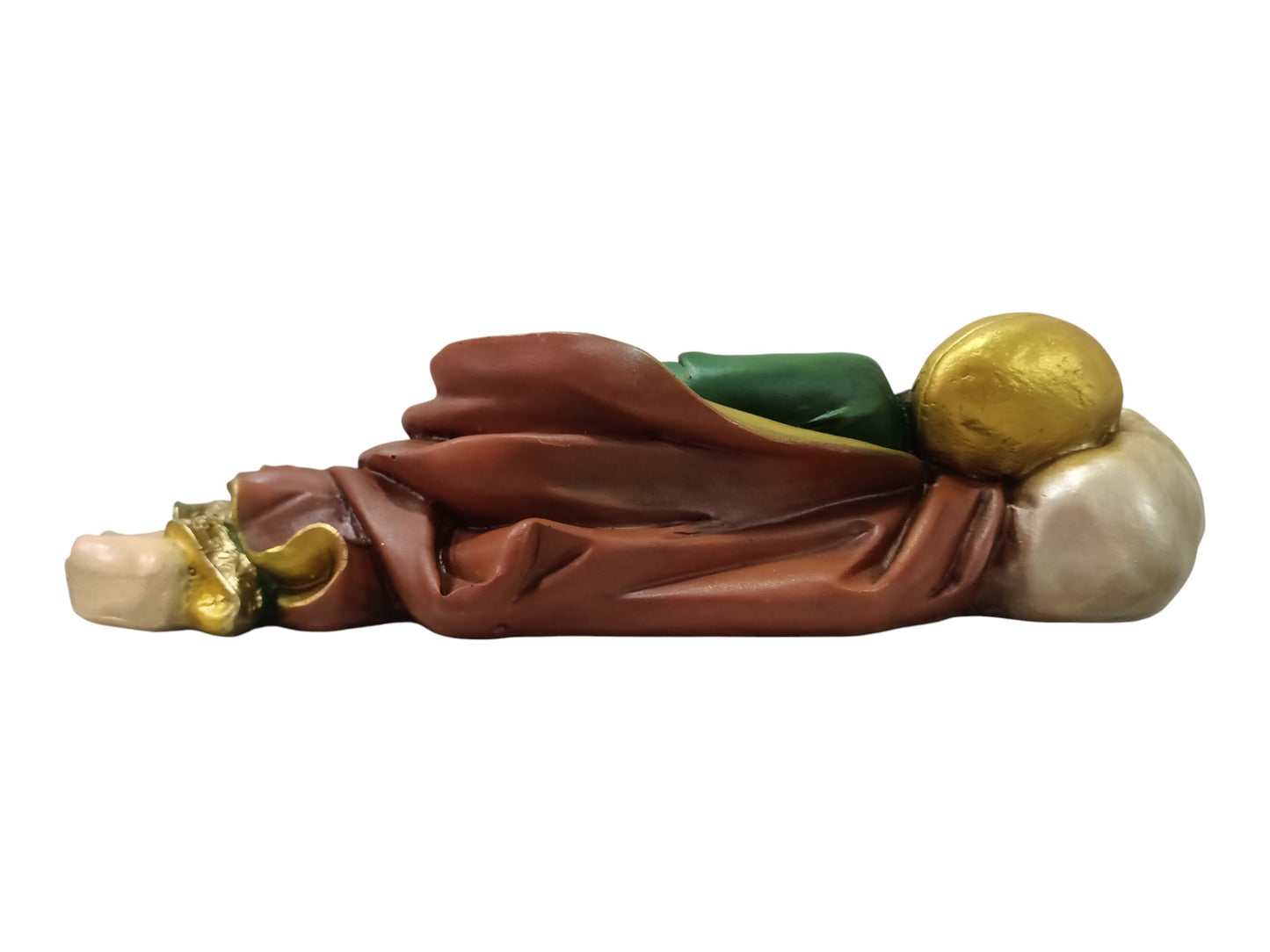 San José Dormido Figura Decorativa de Resina – Imagen Religiosa de Protección y Fe 30 cm