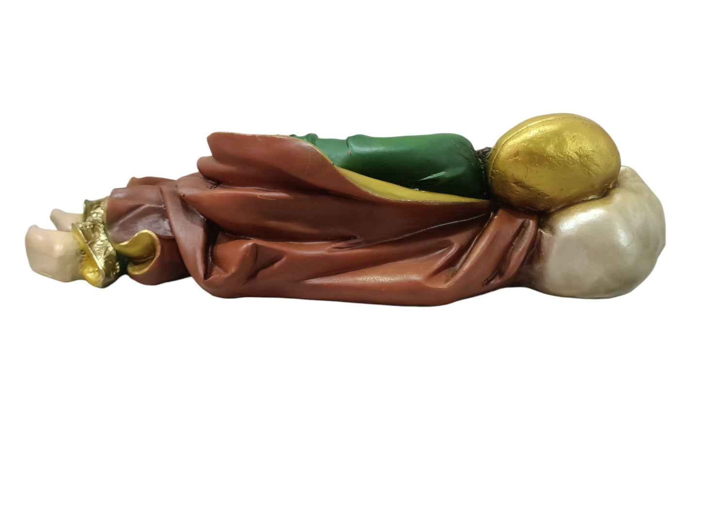 San José Dormido Figura Decorativa de Resina – Imagen Religiosa de Protección y Fe 30 cm