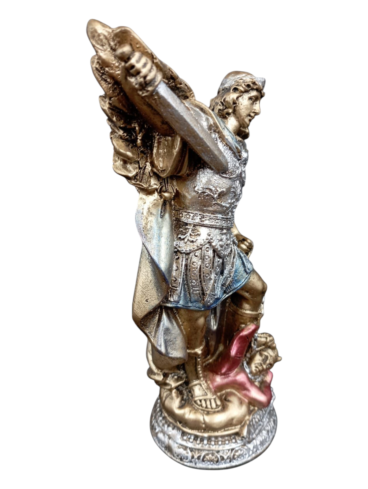Saint Michael the Archangel Mini Small 16cm Metal Resin