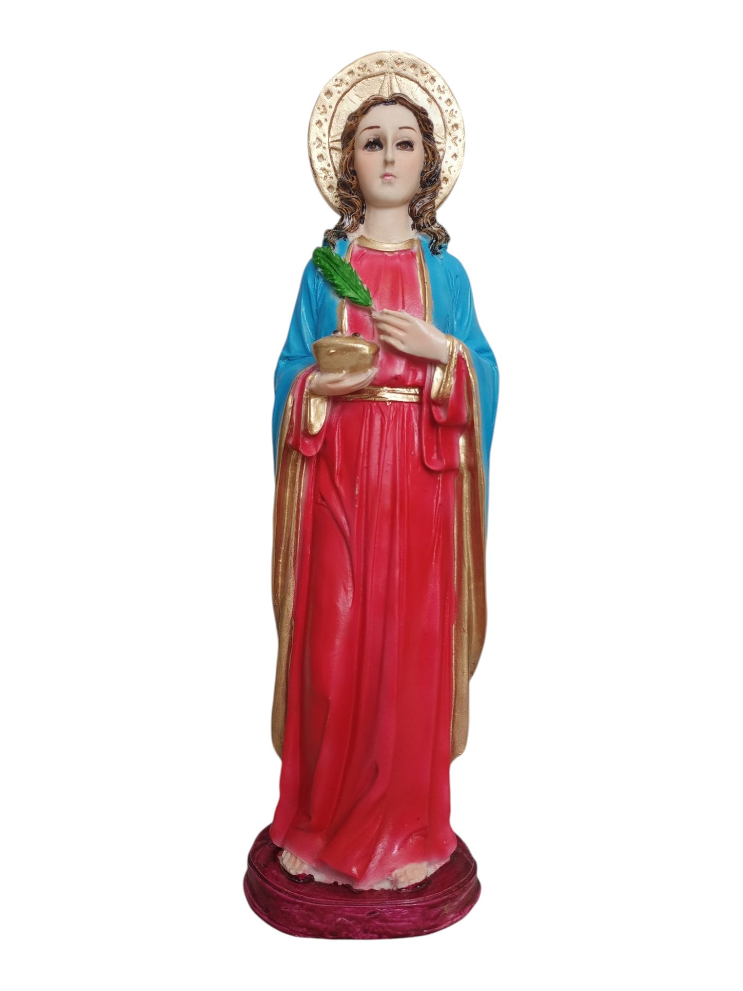 Virgen de Santa Lucía – Luz Divina y Protección para tu Hogar (32 cm)