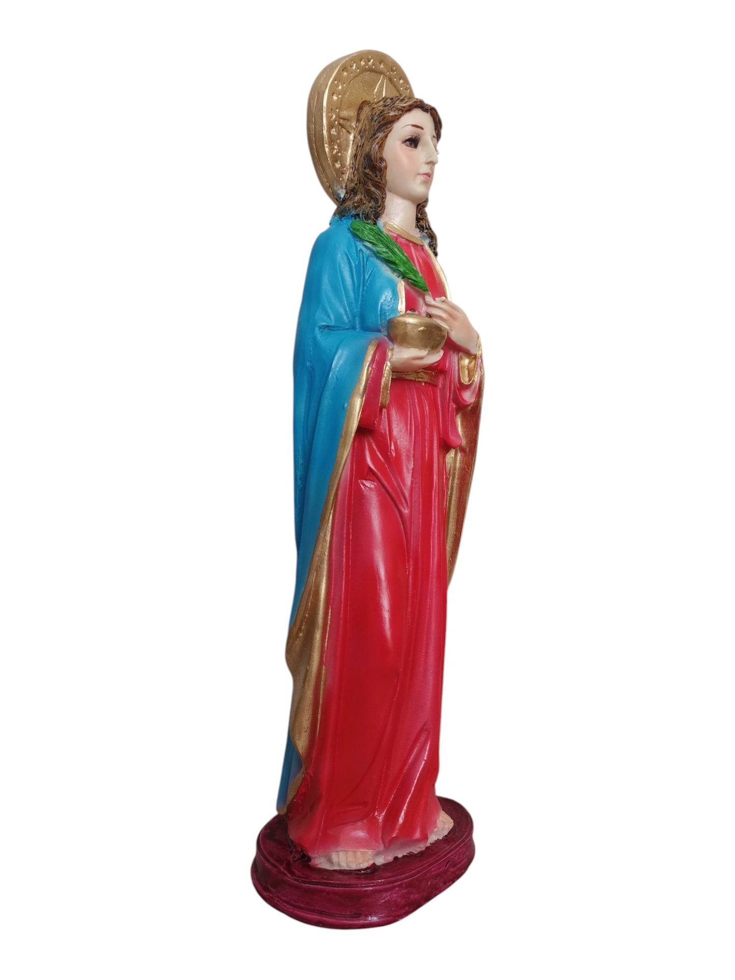 Virgen de Santa Lucía – Luz Divina y Protección para tu Hogar (32 cm)