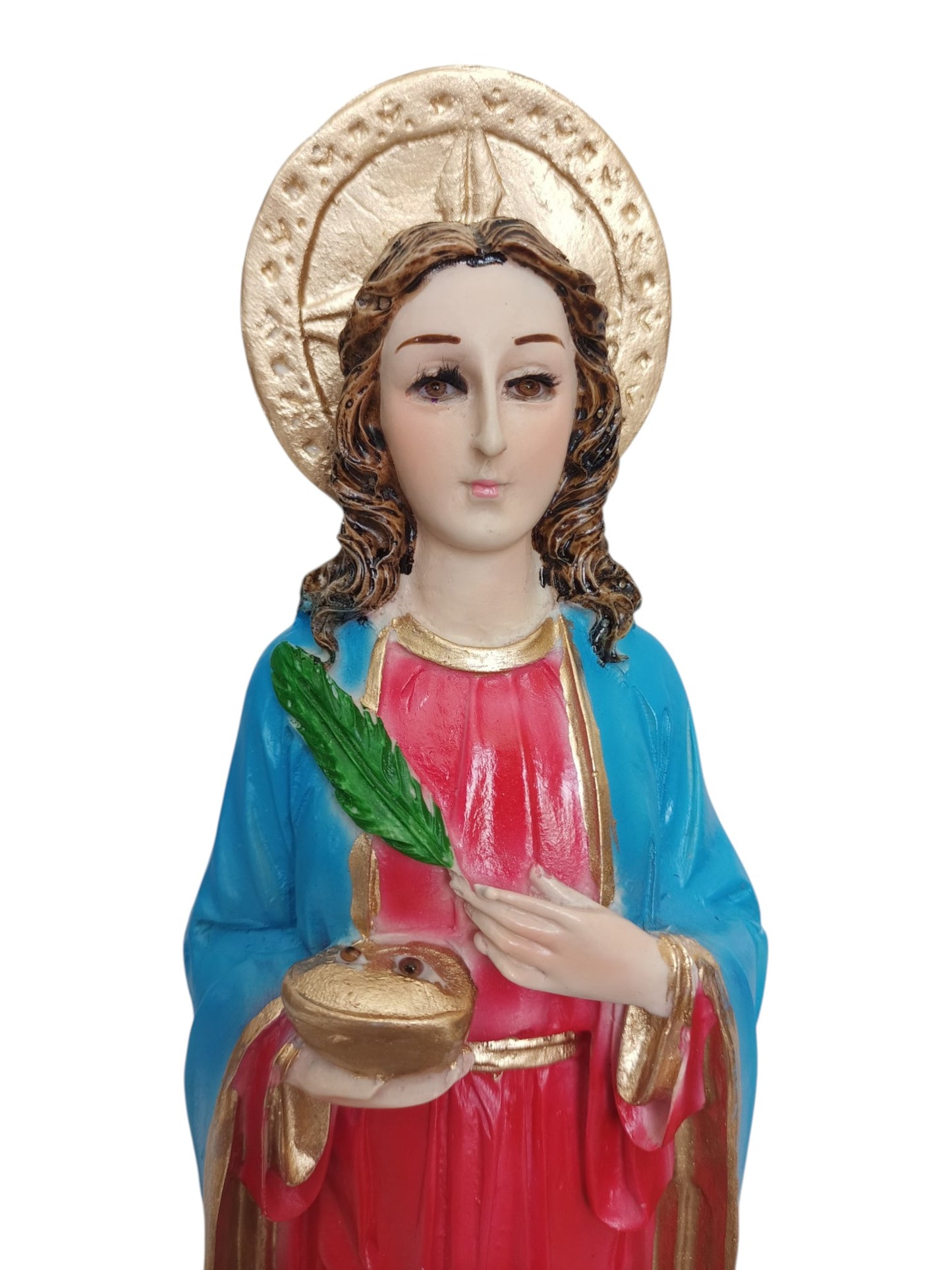 Virgen de Santa Lucía – Luz Divina y Protección para tu Hogar (32 cm)