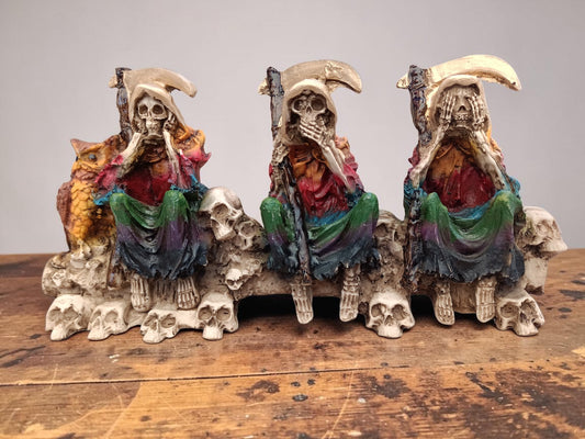 Niña Blanca Santísima Muerte Santa 3 Virtudes Pequeña