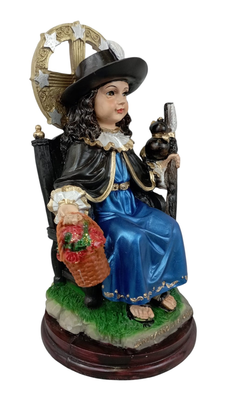 Arte Atilano - Figura del Santo Niño de Atocha – Protección Espiritual 28 cm