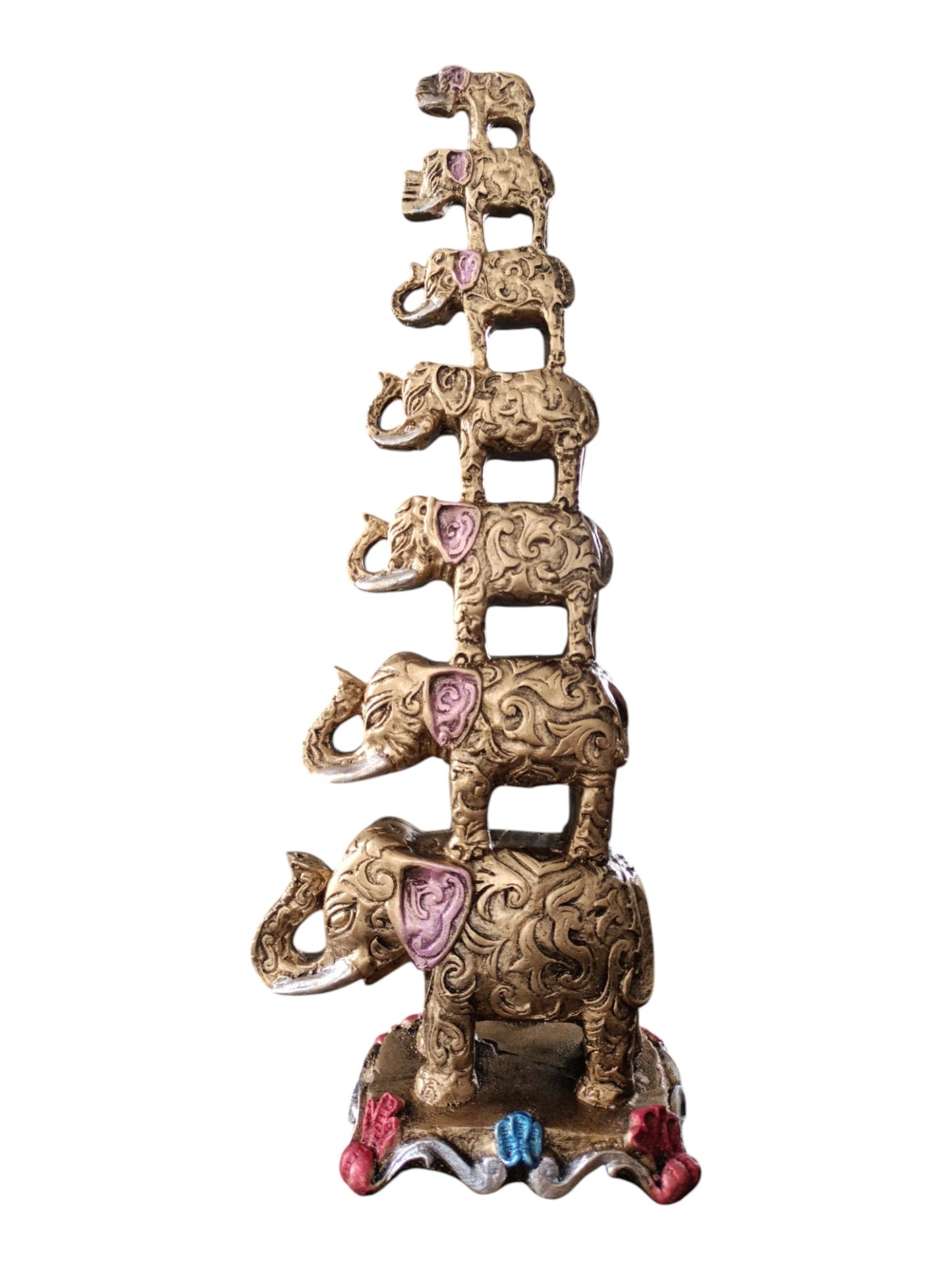 Torre de Elefantes de la Abundancia – Prosperidad, Fuerza y Buena Fortuna