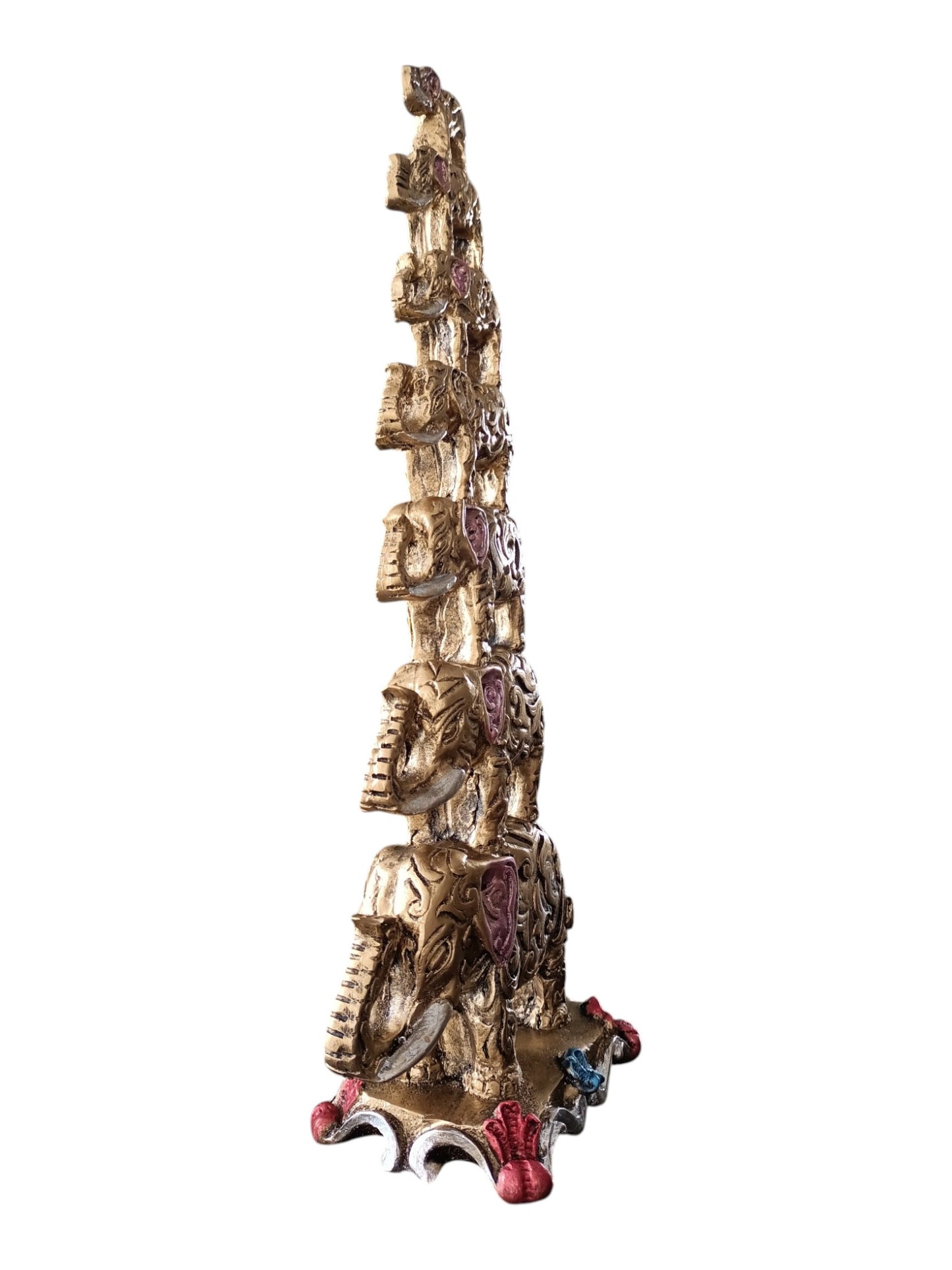 Torre de Elefantes de la Abundancia – Prosperidad, Fuerza y Buena Fortuna