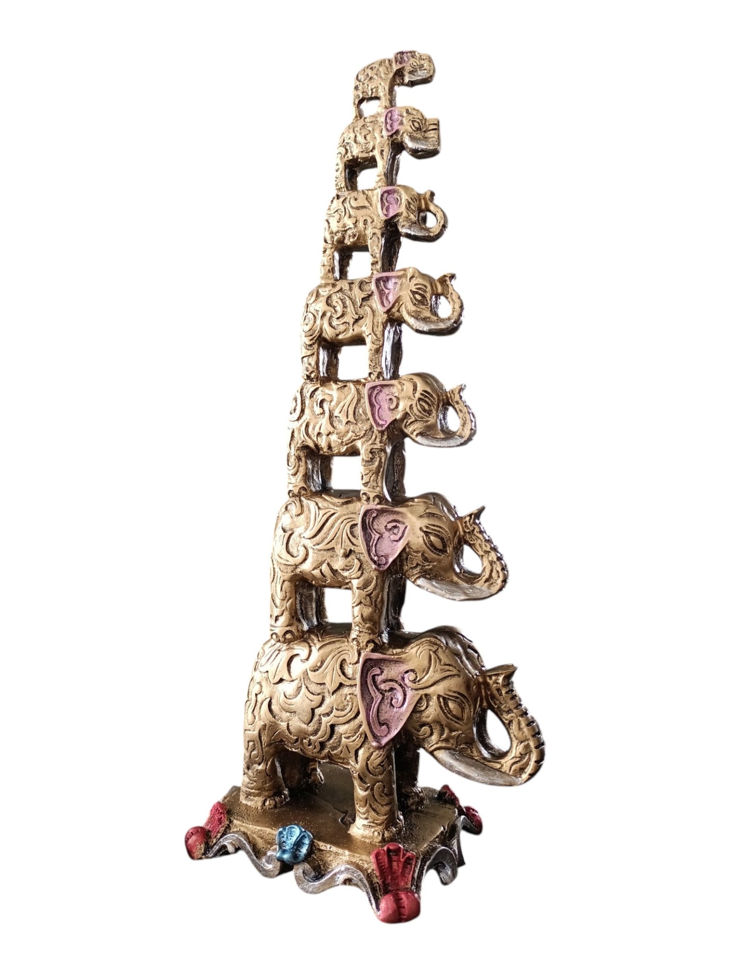 Torre de Elefantes de la Abundancia – Prosperidad, Fuerza y Buena Fortuna