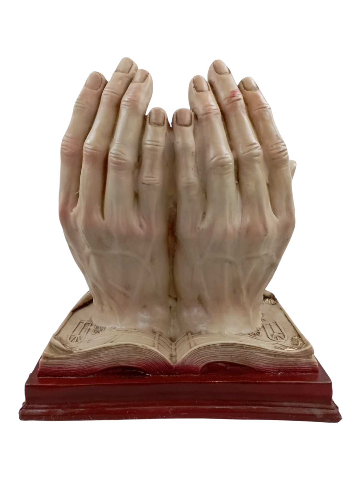 Escultura de la Última Cena Sostenida por las Manos de Dios – Símbolo de Fe y Protección Divina