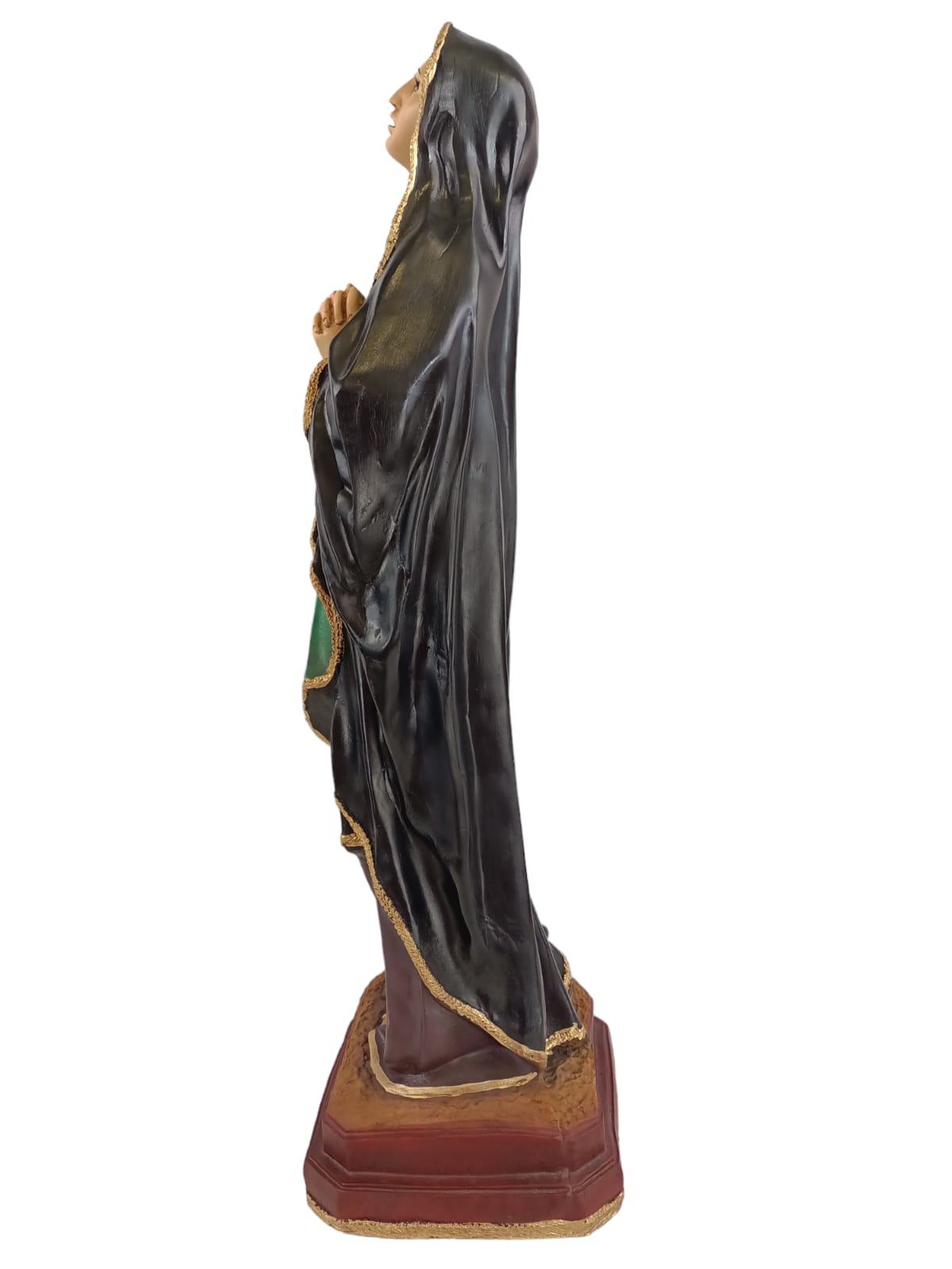 Escultura Virgen De Los Dolores Dolorosa Del Silencio 65 Cm