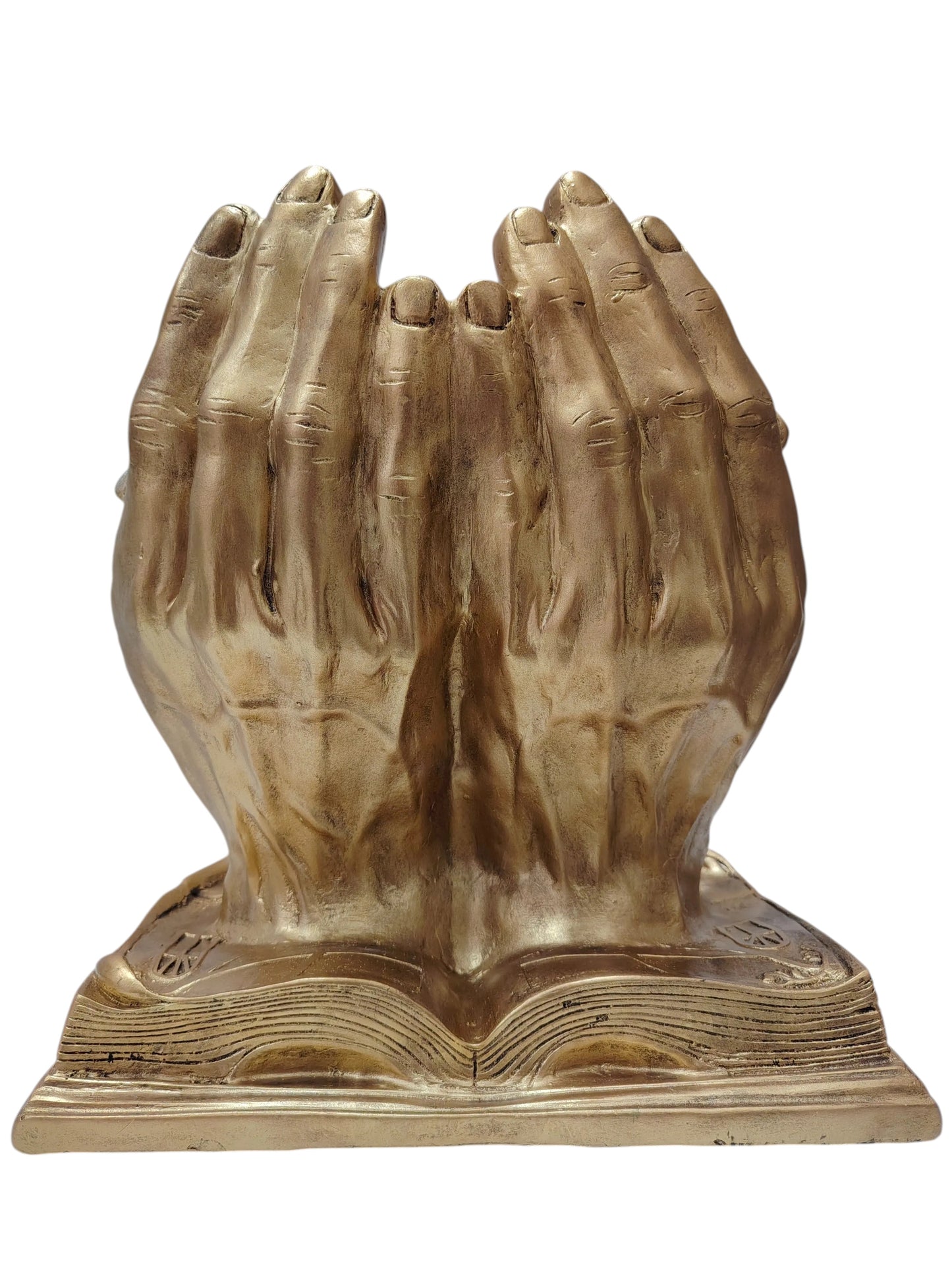 La Última Cena en las Manos Poderosas de Dios Grande Resina.