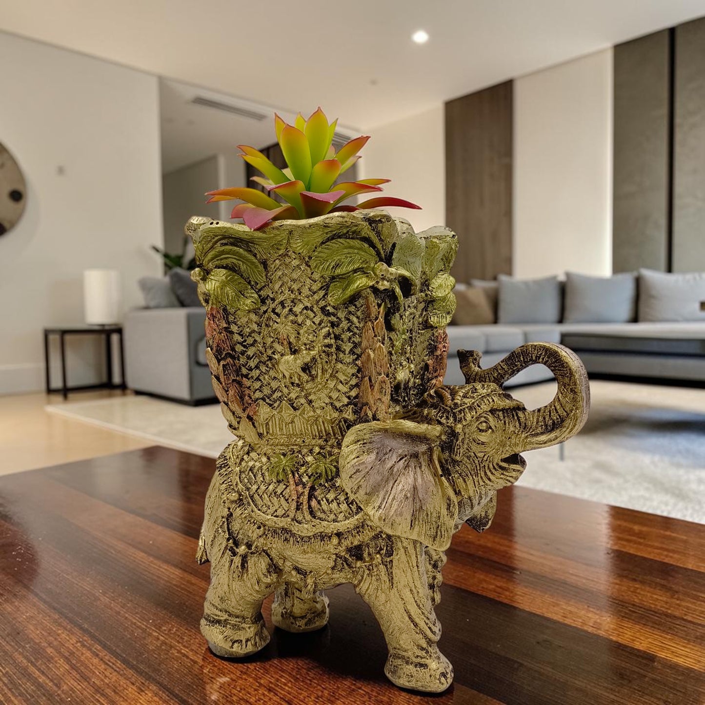 Elefante Macetero Decorativo – Abundancia, Vida y Armonía para tu Espacio