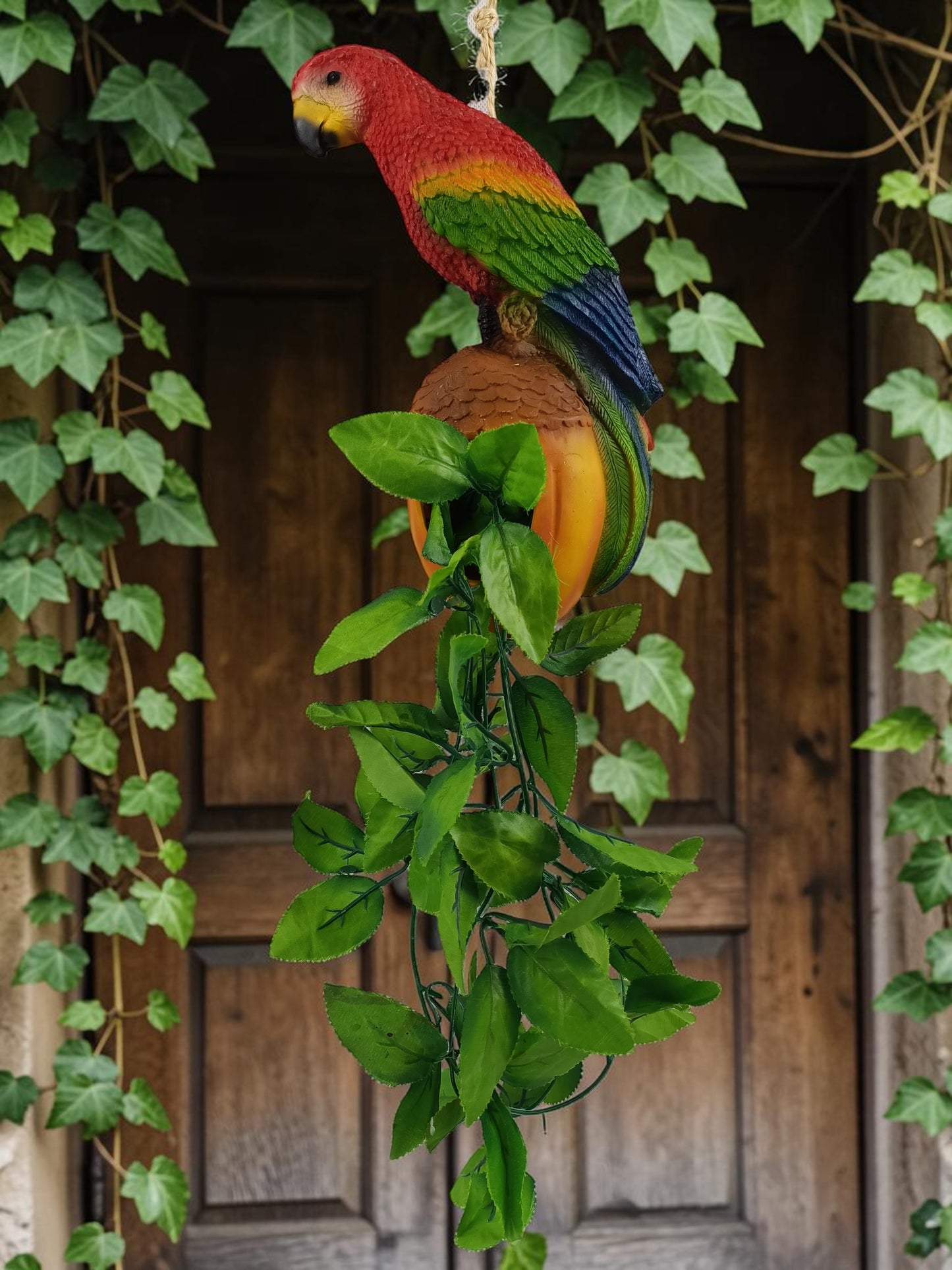 Guacamaya Colgante Decorativa 30 cm – Vida, Color y Funcionalidad en un Solo Diseño