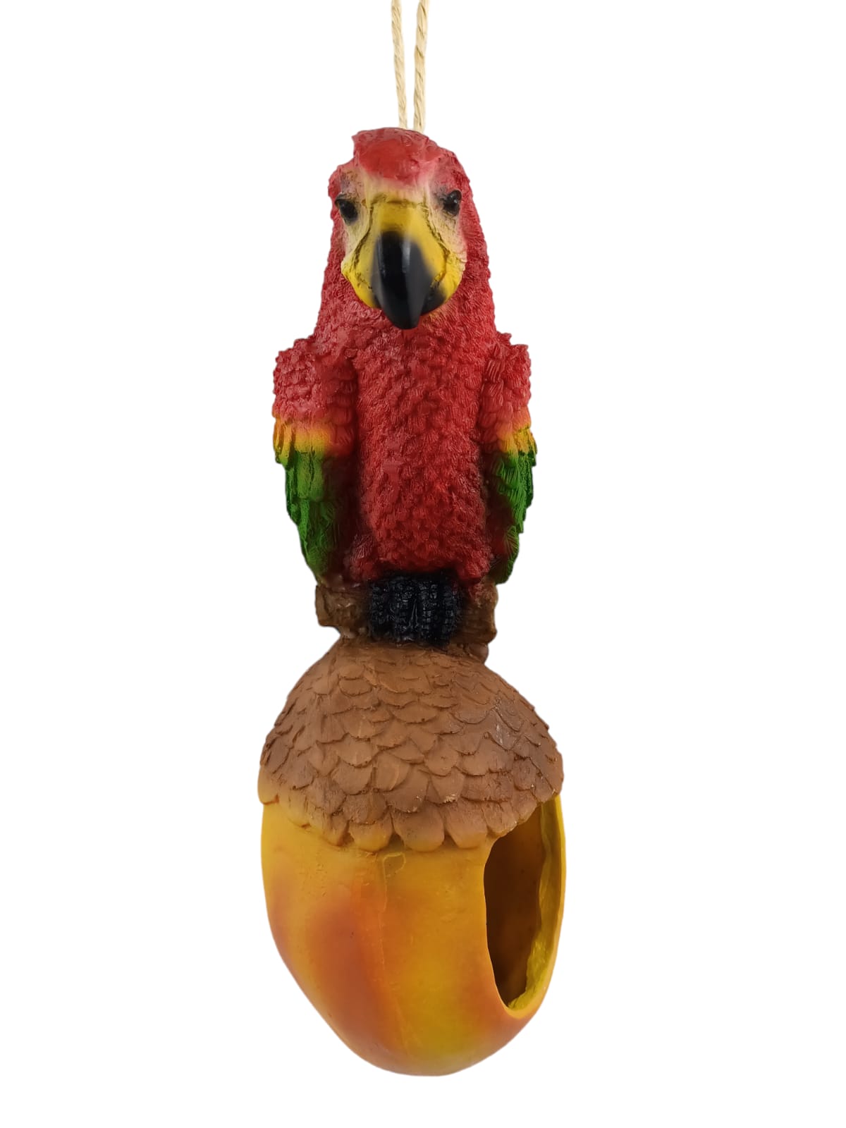 Guacamaya Colgante Decorativa 30 cm – Vida, Color y Funcionalidad en un Solo Diseño