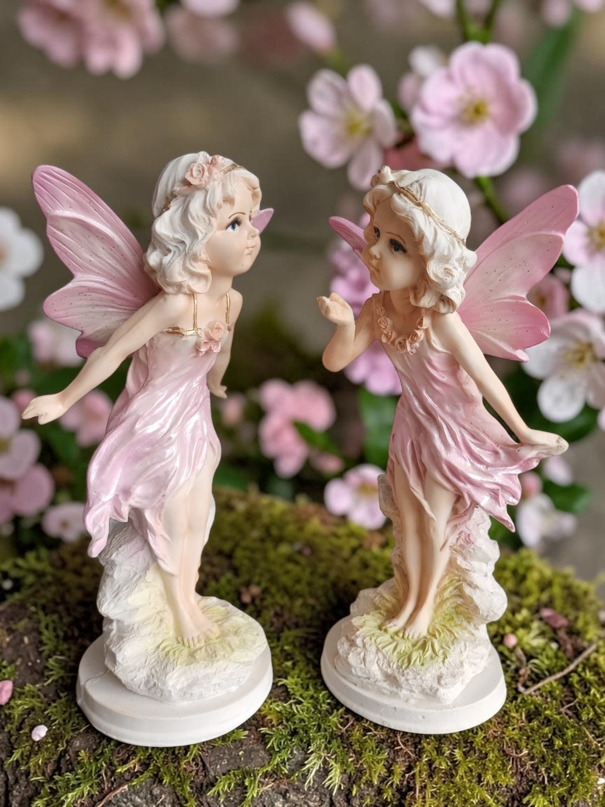 Dúo de Hadas Encantadas Haditas – Magia, Dulzura y Energía Positiva para tu Hogar (26 cm)