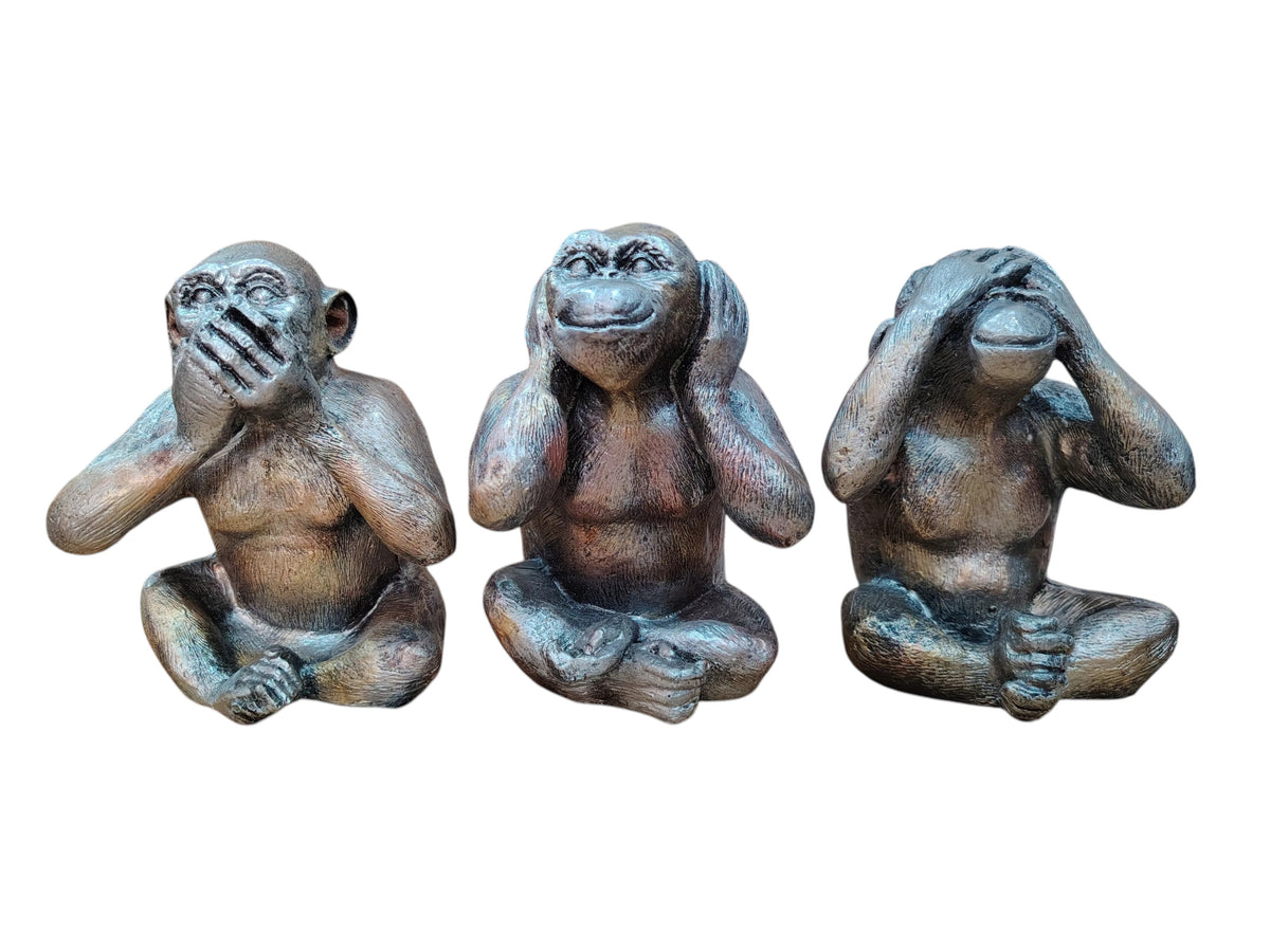 Decorative Figurines for Desk Interior Virtue Monkeys