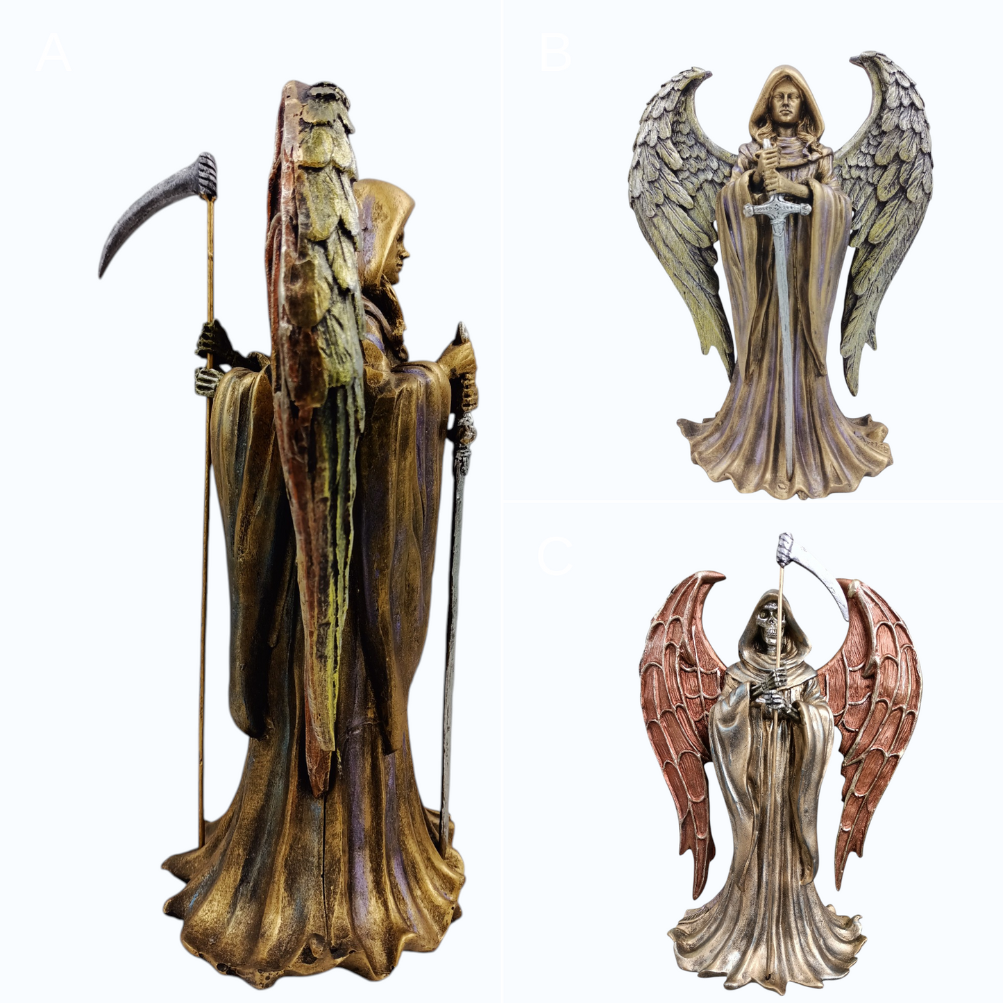 Figura Dualidad de la Vida y la Muerte | Luz y Oscuridad.