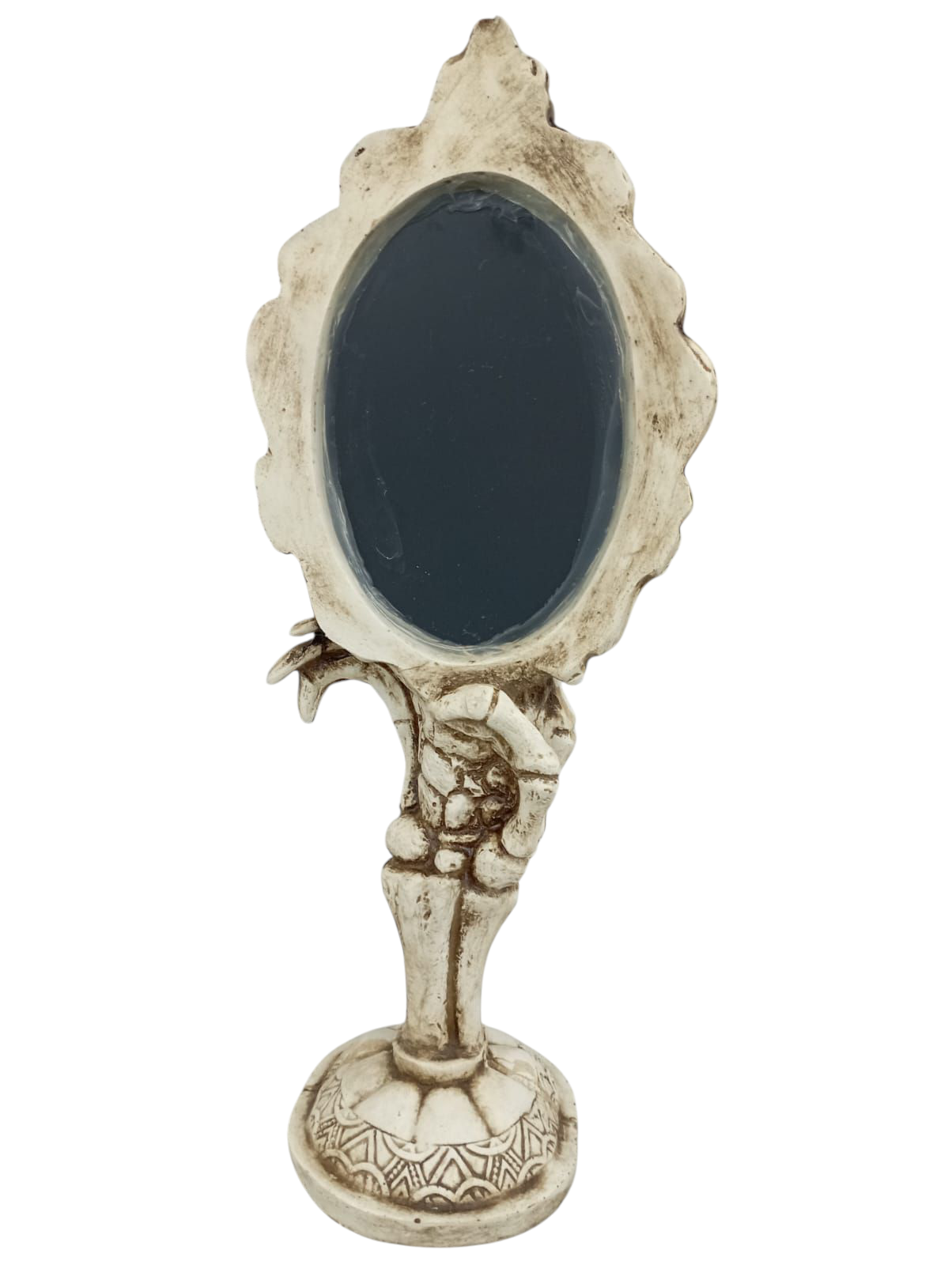 Espejo Decorativo Gótico, Escultura Mano esqueleto, Espejo Artesanal Resina,