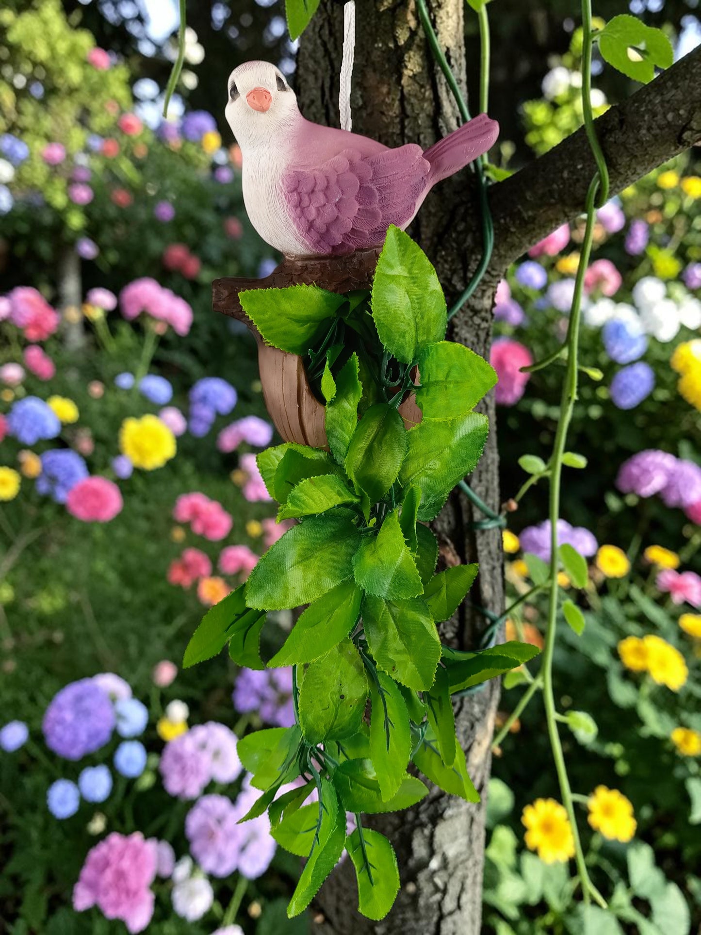 Paloma | Pajarero Colgante Decorativo – Naturaleza y Encanto en las Alturas