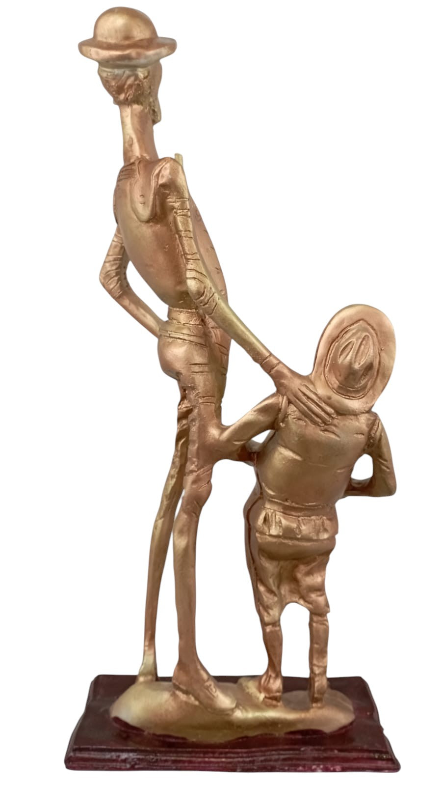 Escultura Don Quijote y Sancho, Figura decorativa, Estatua Resina.