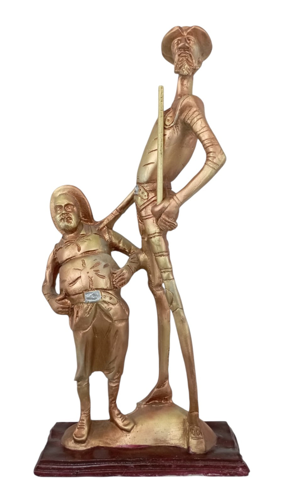 Escultura Don Quijote y Sancho, Figura decorativa, Estatua Resina.