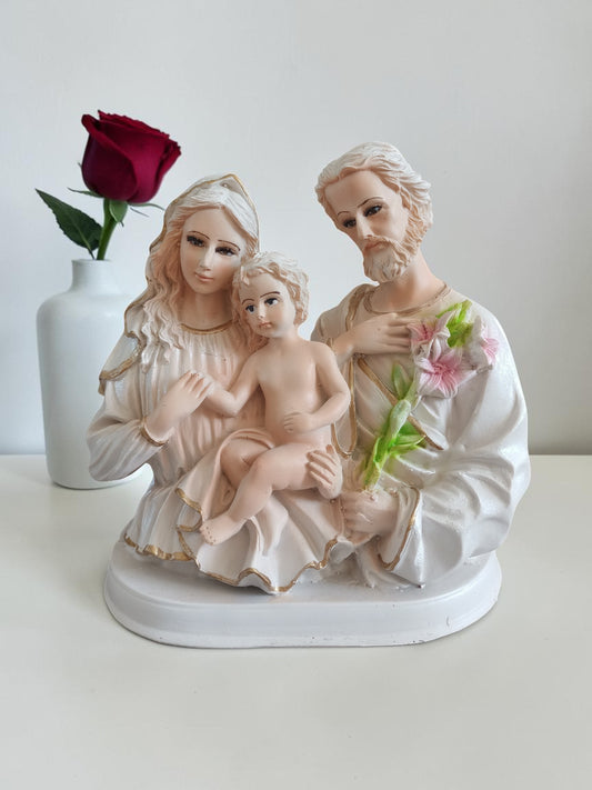 Sagrada Familia con Ojos de Cristal – Amor, Unión y Protección para tu Hogar - Recuerdos, Souvenirs, padrinos.