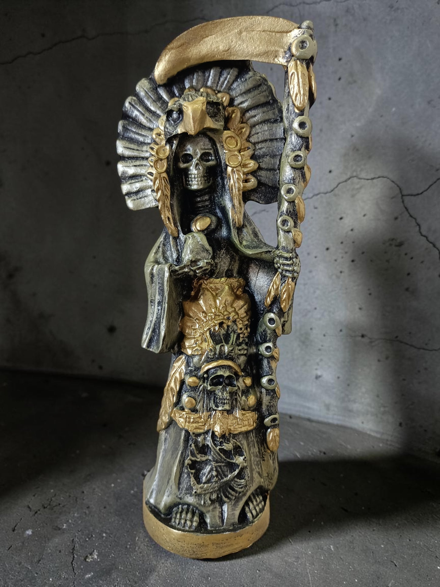 Muerte Azteca – Poder Ancestral, Protección y Energía Espiritual (20 cm)