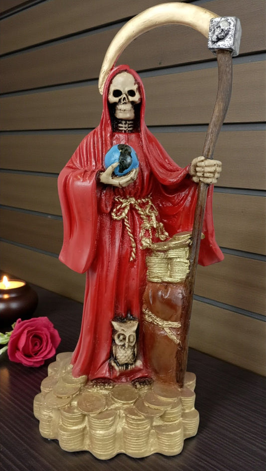 Estatua de la Santa Muerte 40 cm – Altar y Decoración, Apertura de Caminos