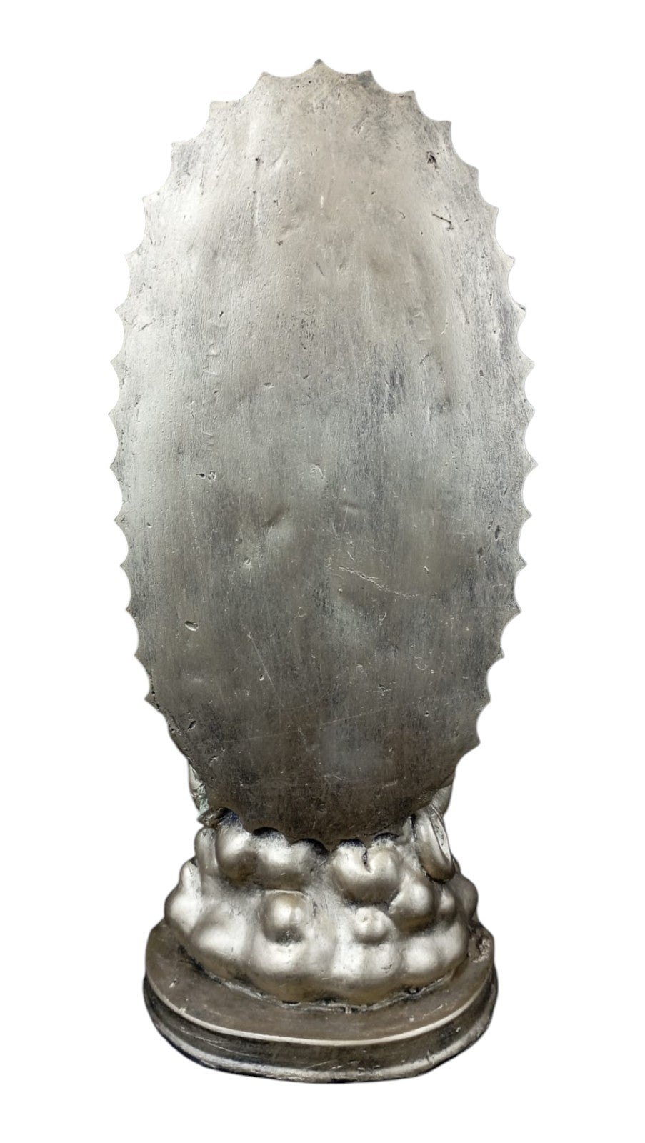 Estatua religiosa artesanal, figura católica decorativa, virgen de Guadalupe 31 cm