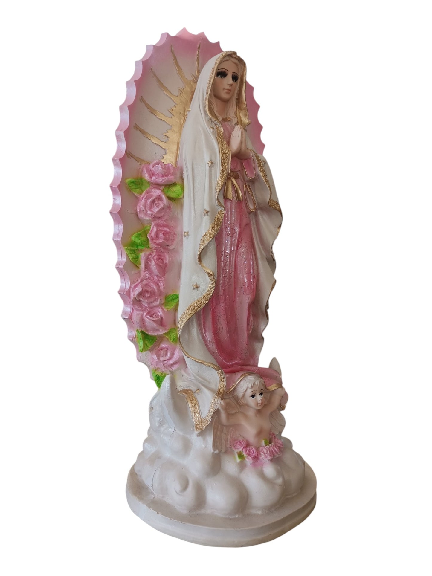 Virgen de Guadalupe 50 cm – Fe, Protección y Belleza en Cada Detalle