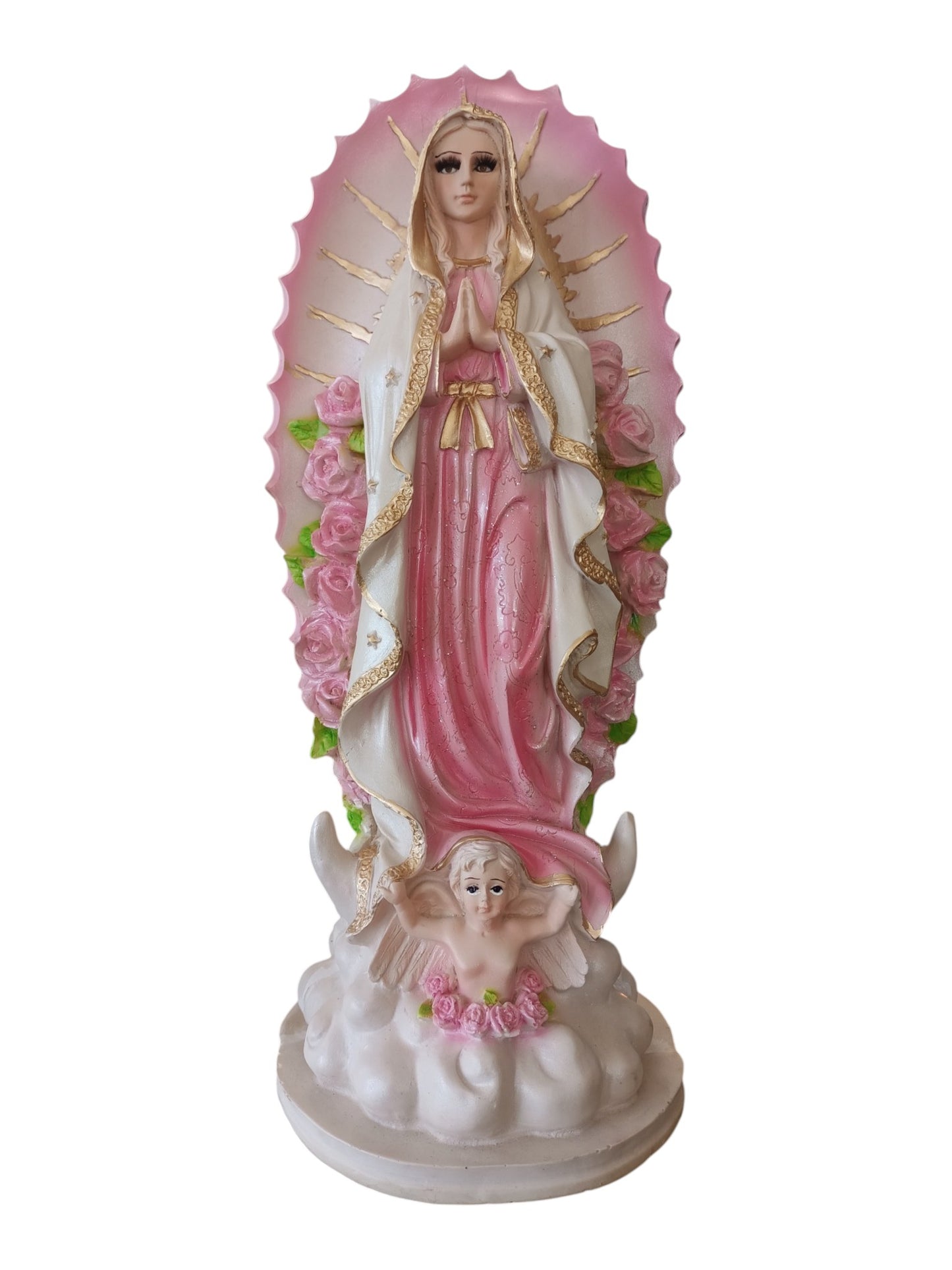 Virgen de Guadalupe 50 cm – Fe, Protección y Belleza en Cada Detalle