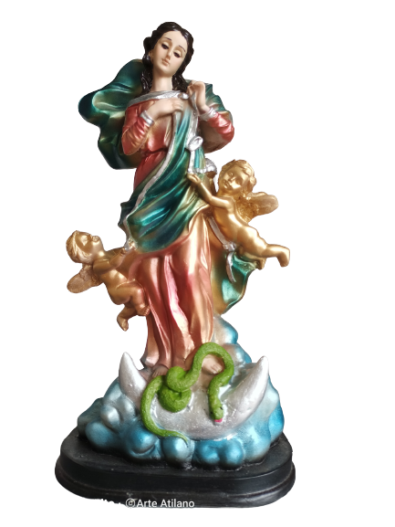 virgen desatanudos figura escultura